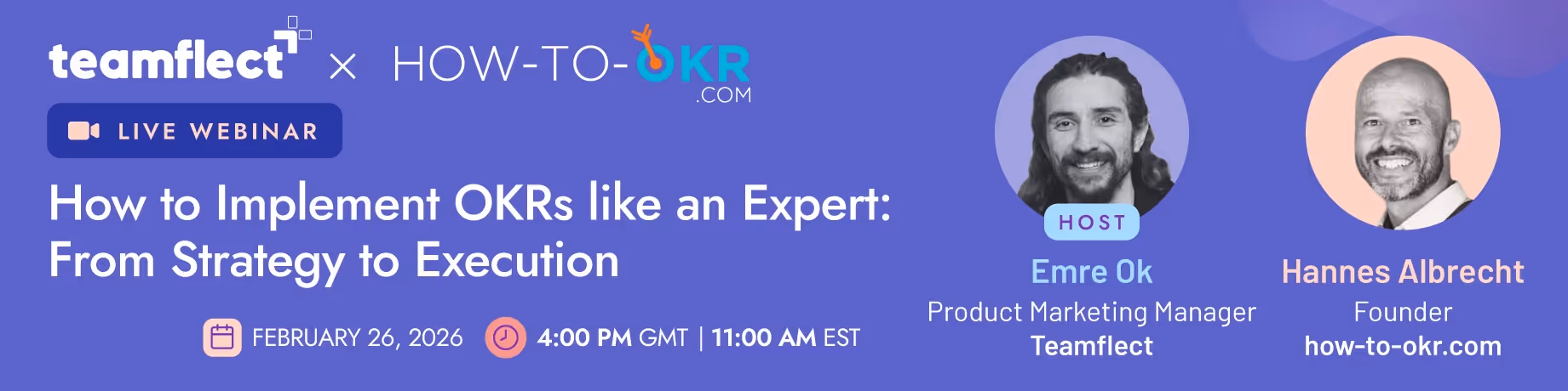 How to implement OKRs Webinar