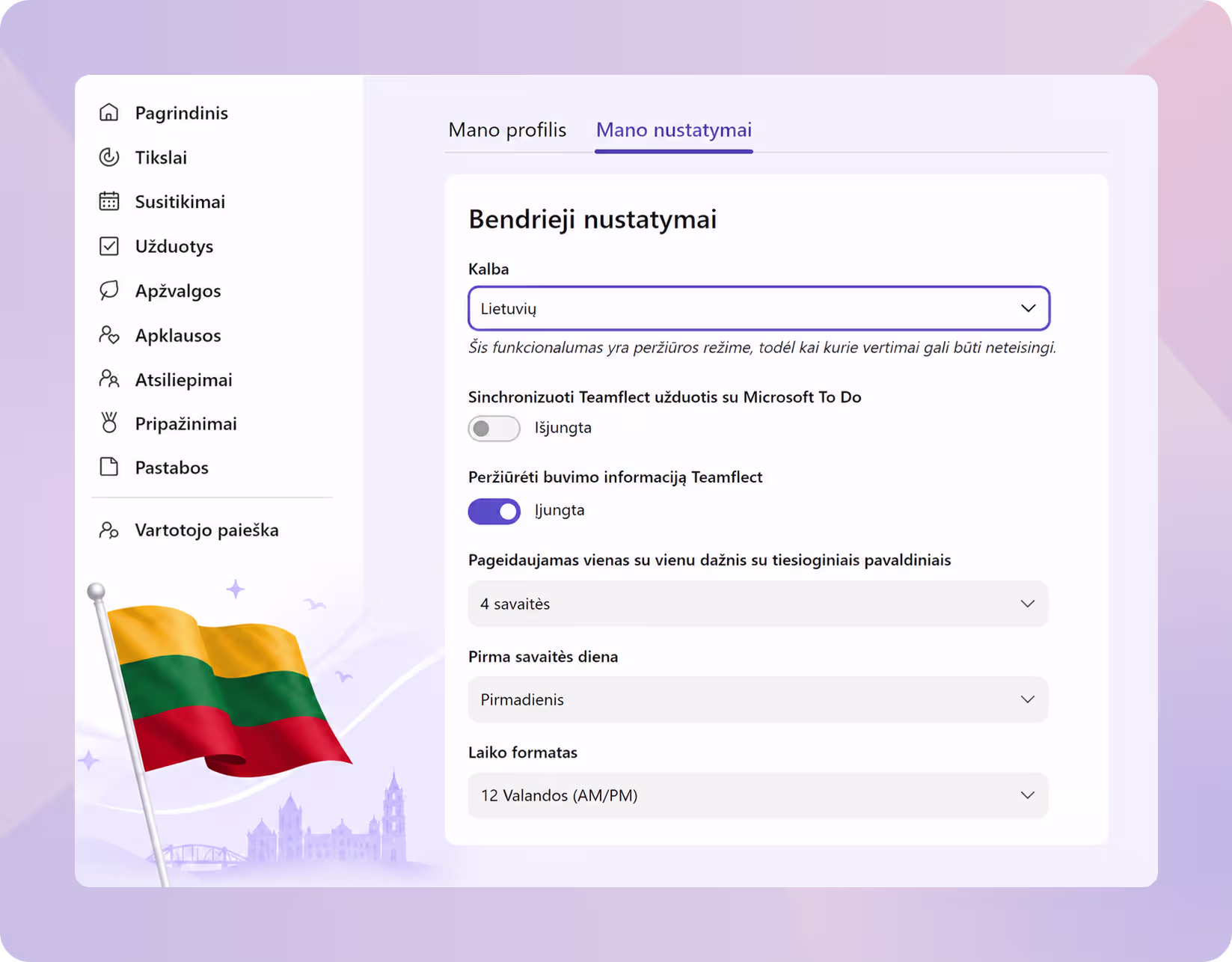Lithuanian language support