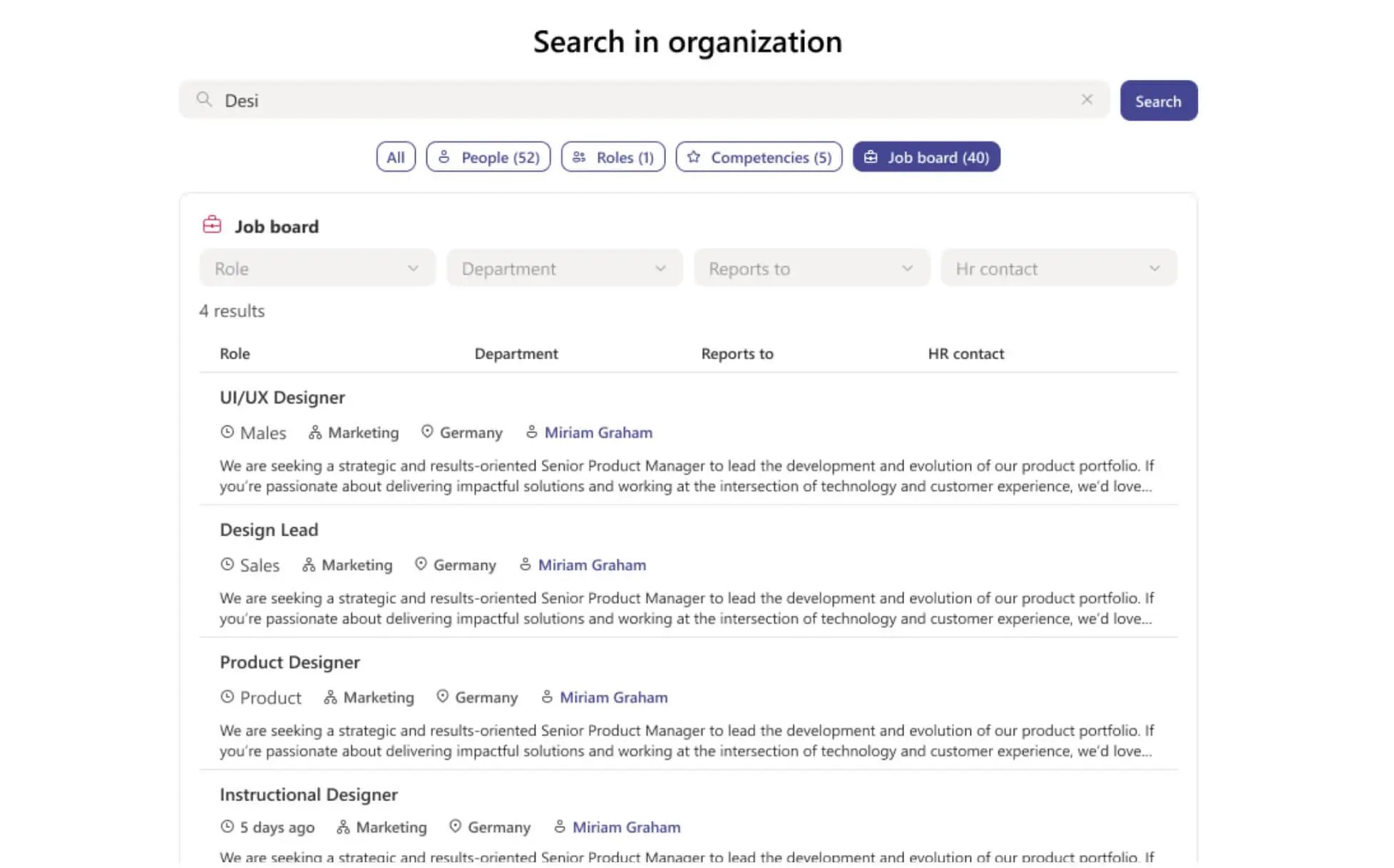 Create internal job boards in Microsoft Teams with Teamflect