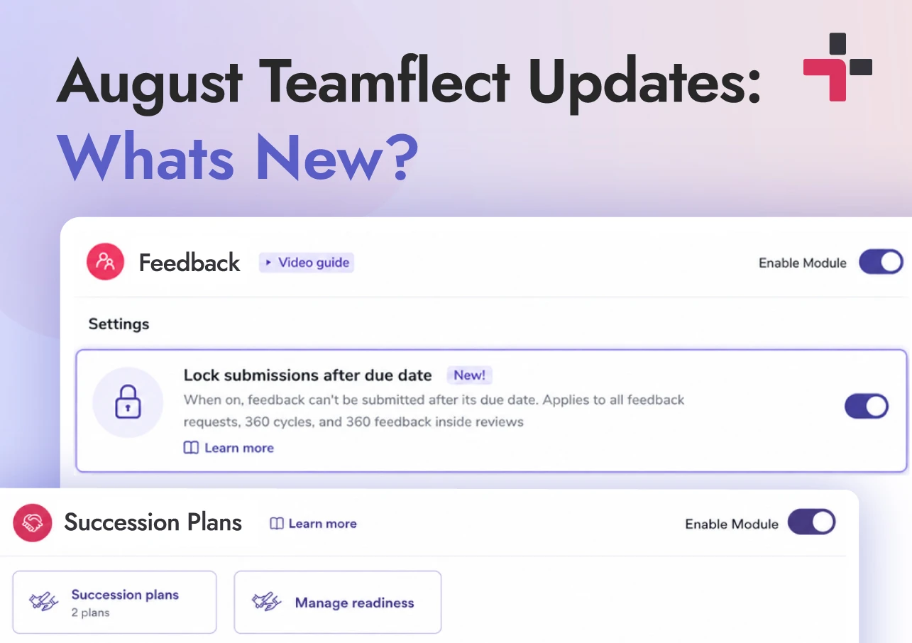 Teamflect August 2026 Updates