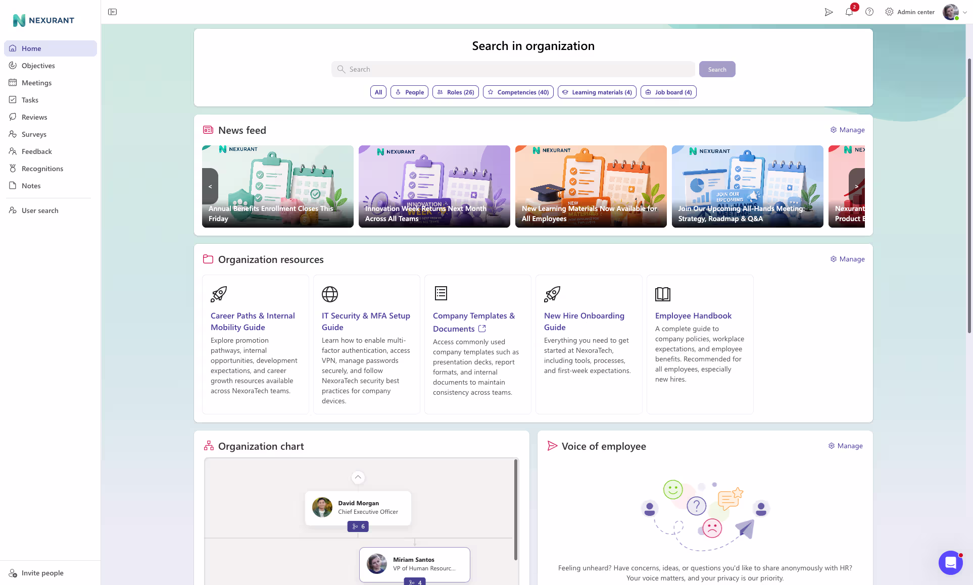 Teamflect's Employee Intranet for MS Teams