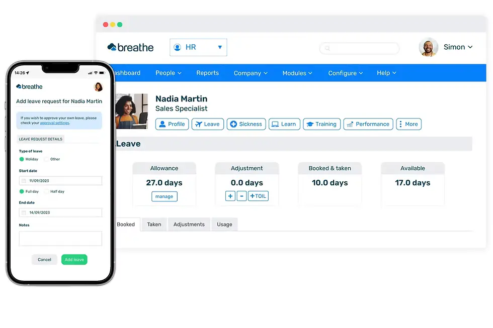 Breathe dashboard