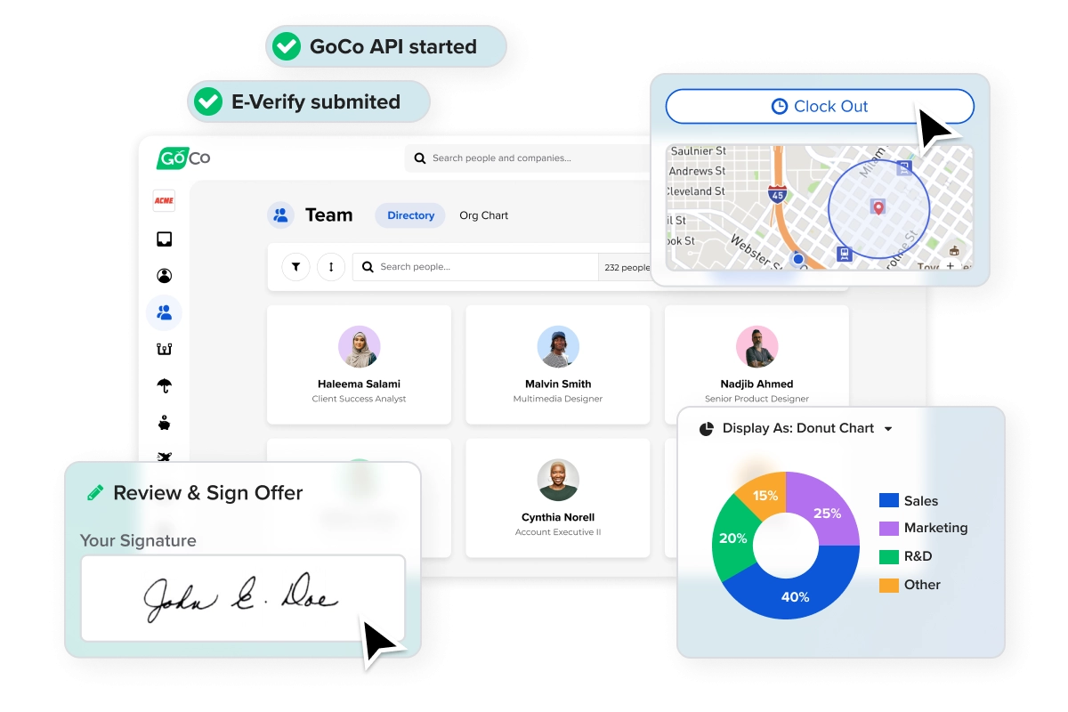 Goco hr dashboard
