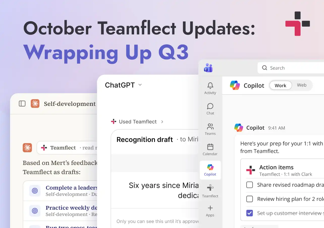 Teamflect October Updates