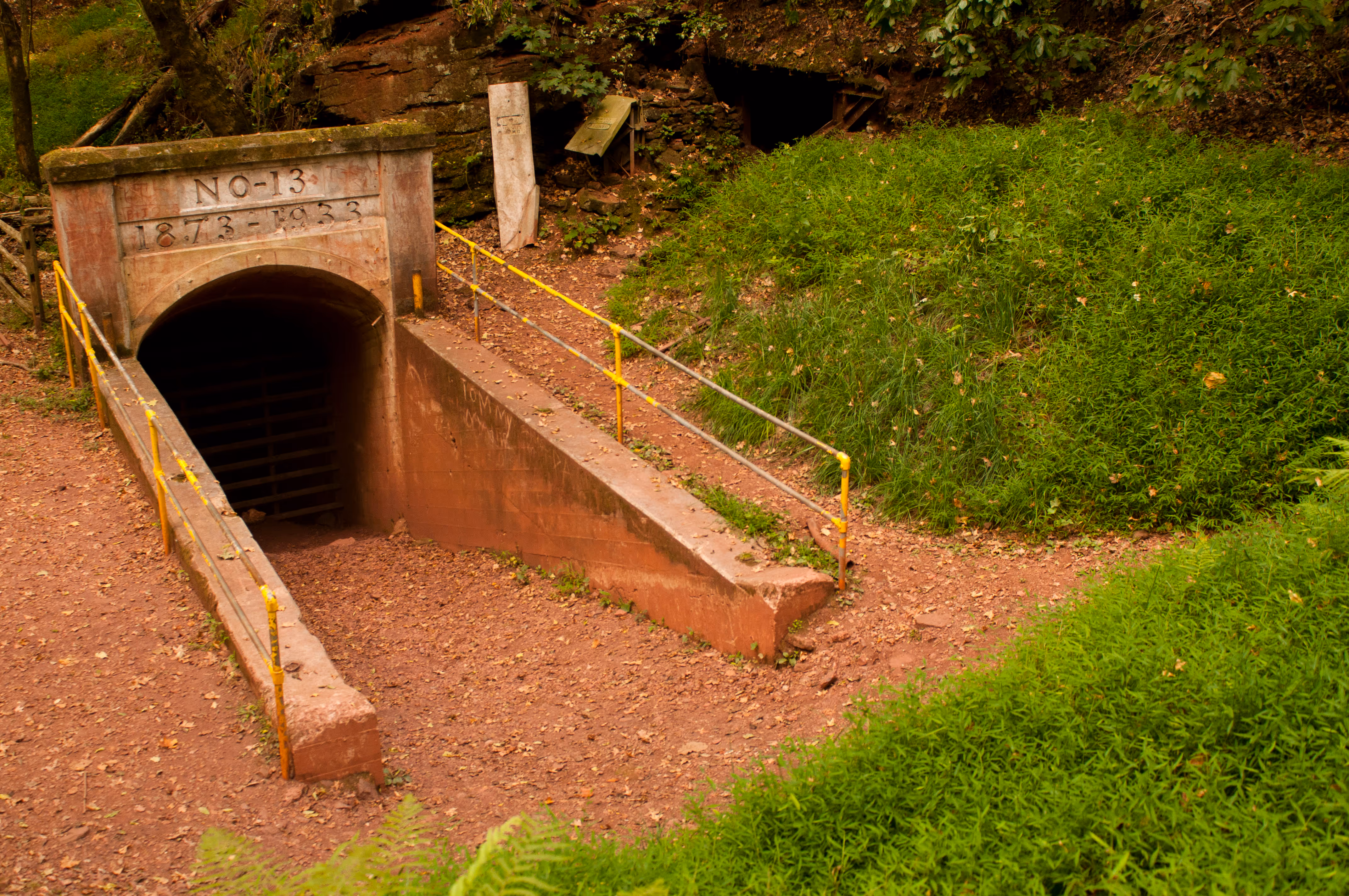 The entrance to mine number 13 at Red Mountain Park