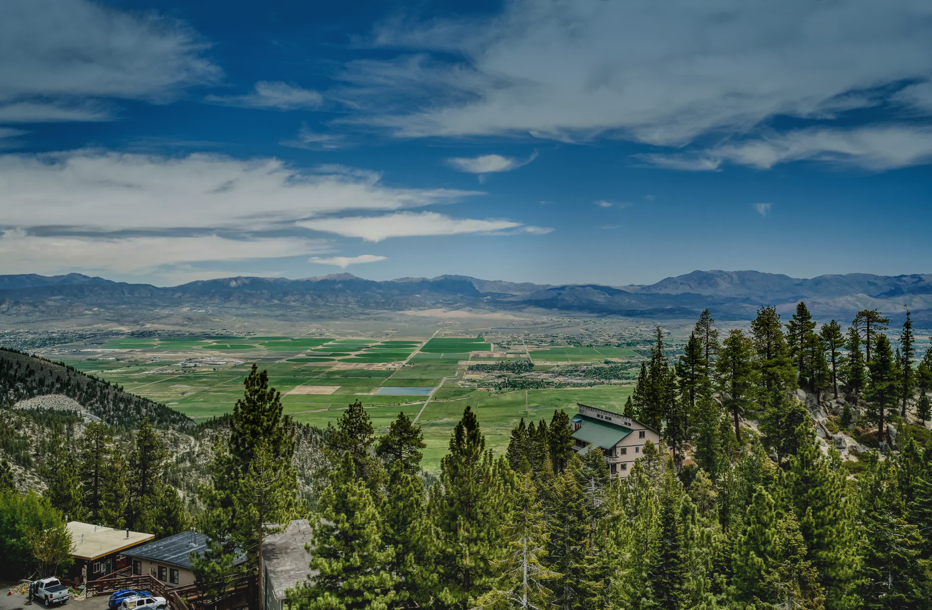 Overview of the Carson Valley from the The Peak residences