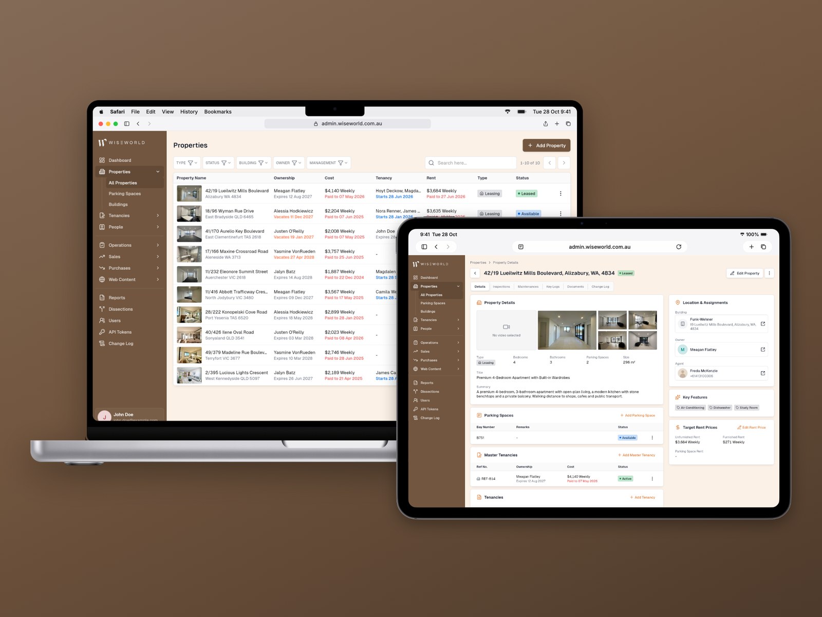 Custom Property Management System