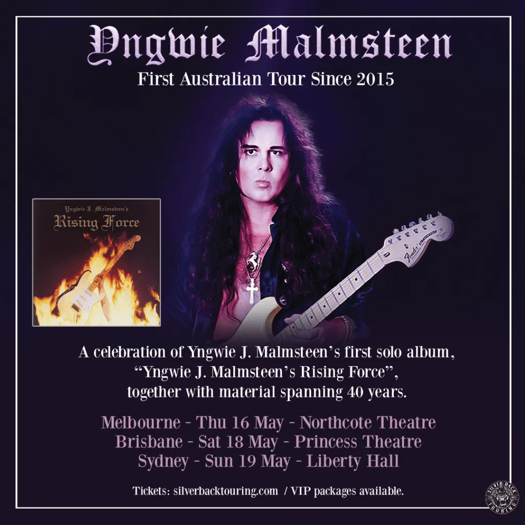 祝！来日決定！Yngwie Malmsteen INSPIRATION カード 祝！来日決定