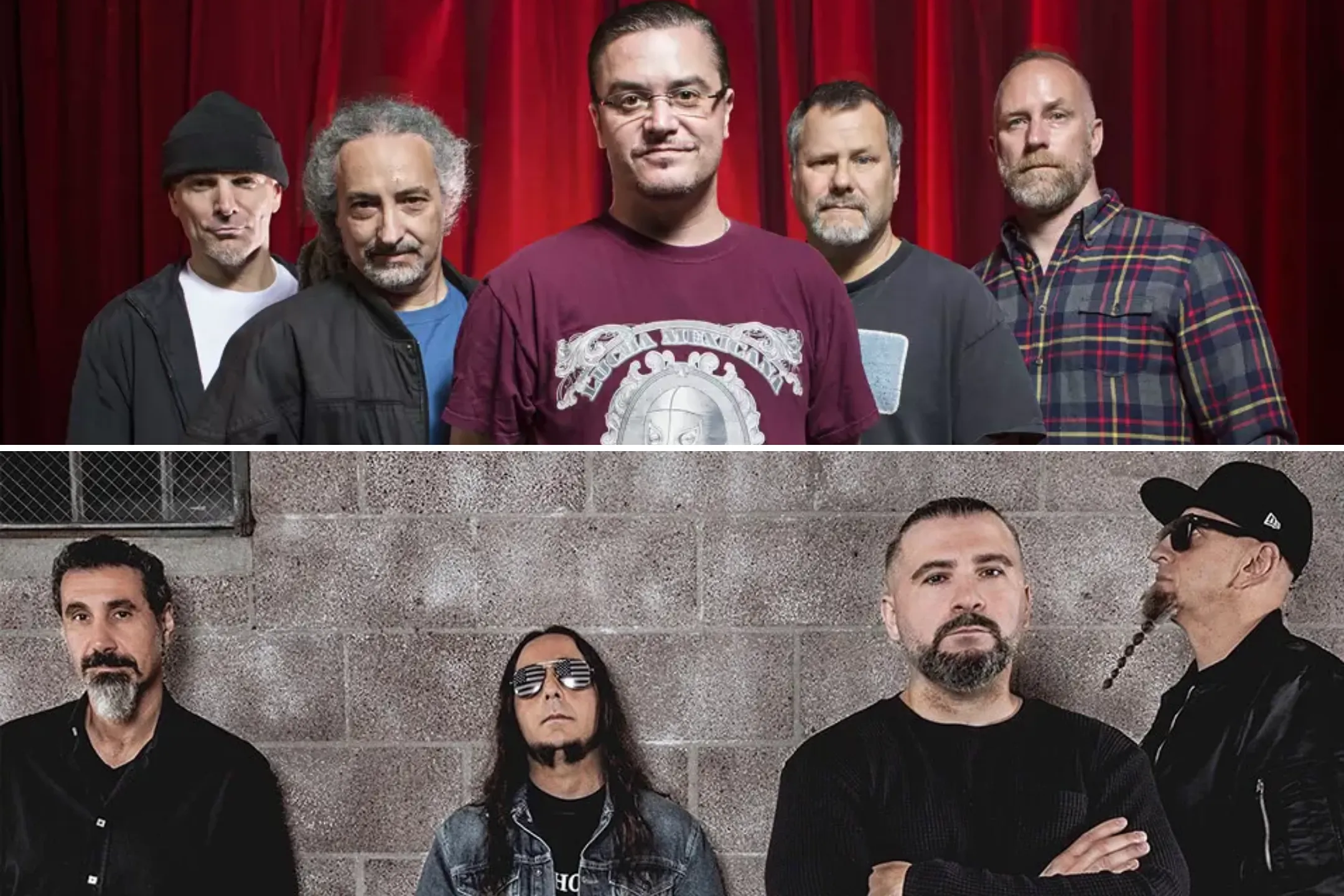 System Of A Down & Faith No More Announce Joint Australian Stadium Tour -  Wall Of Sound