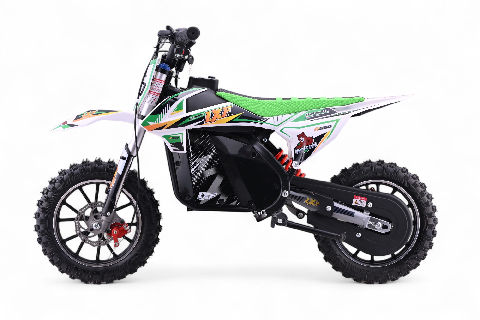 Pocket cross électrique enfant LXF Animalz 550w - vert