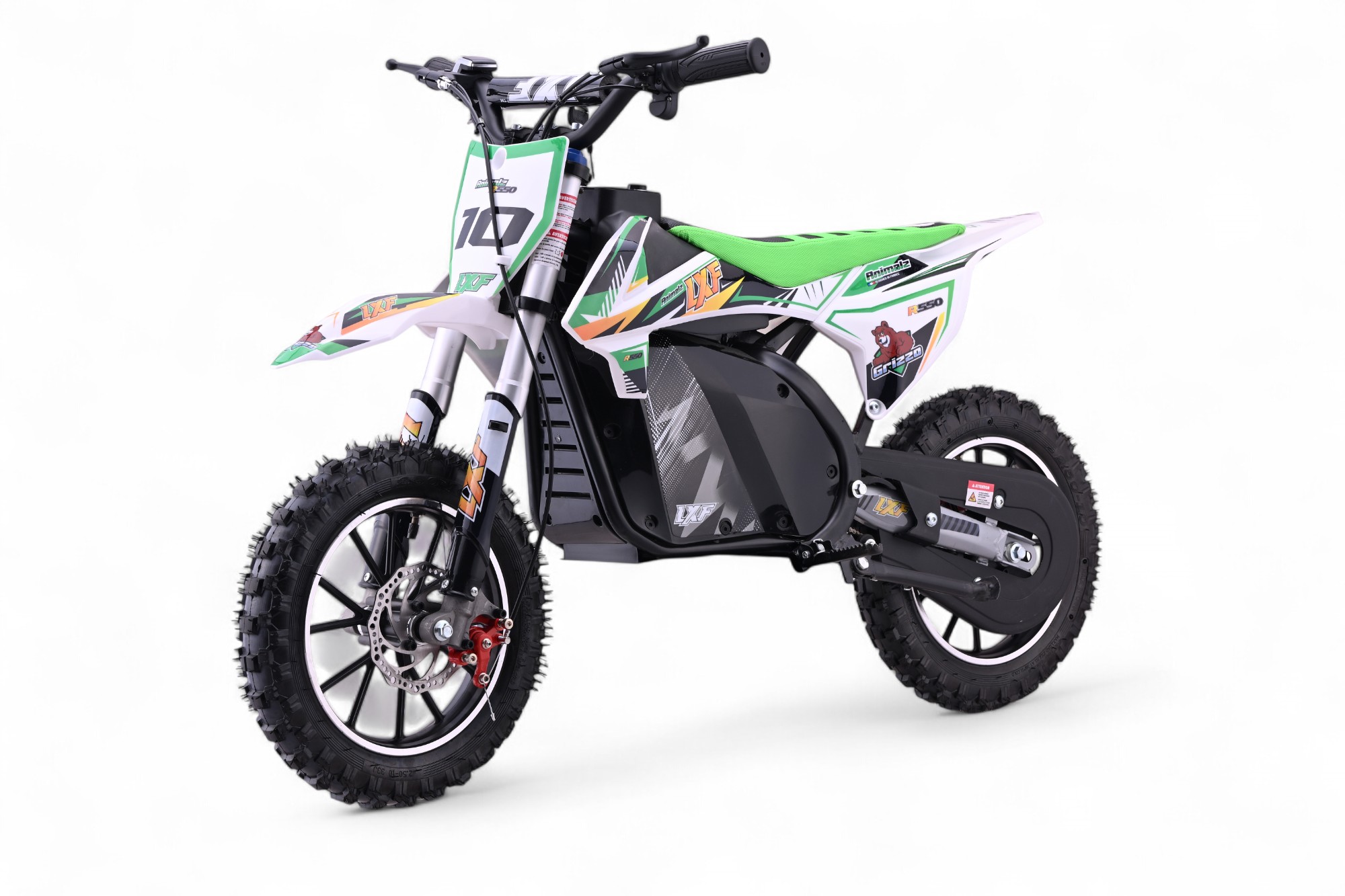Pocket cross électrique enfant LXF Animalz 550w - vert