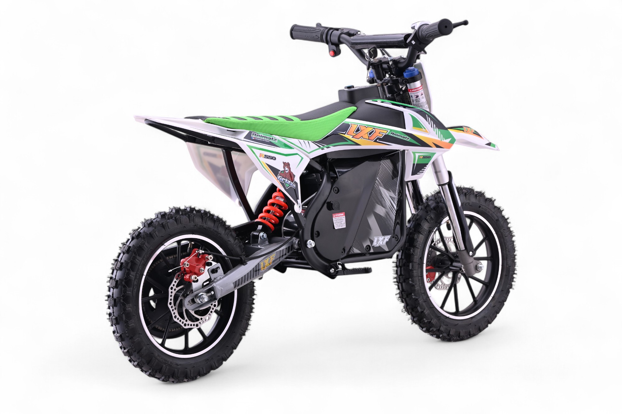 Pocket cross électrique enfant LXF Animalz 550w - vert
