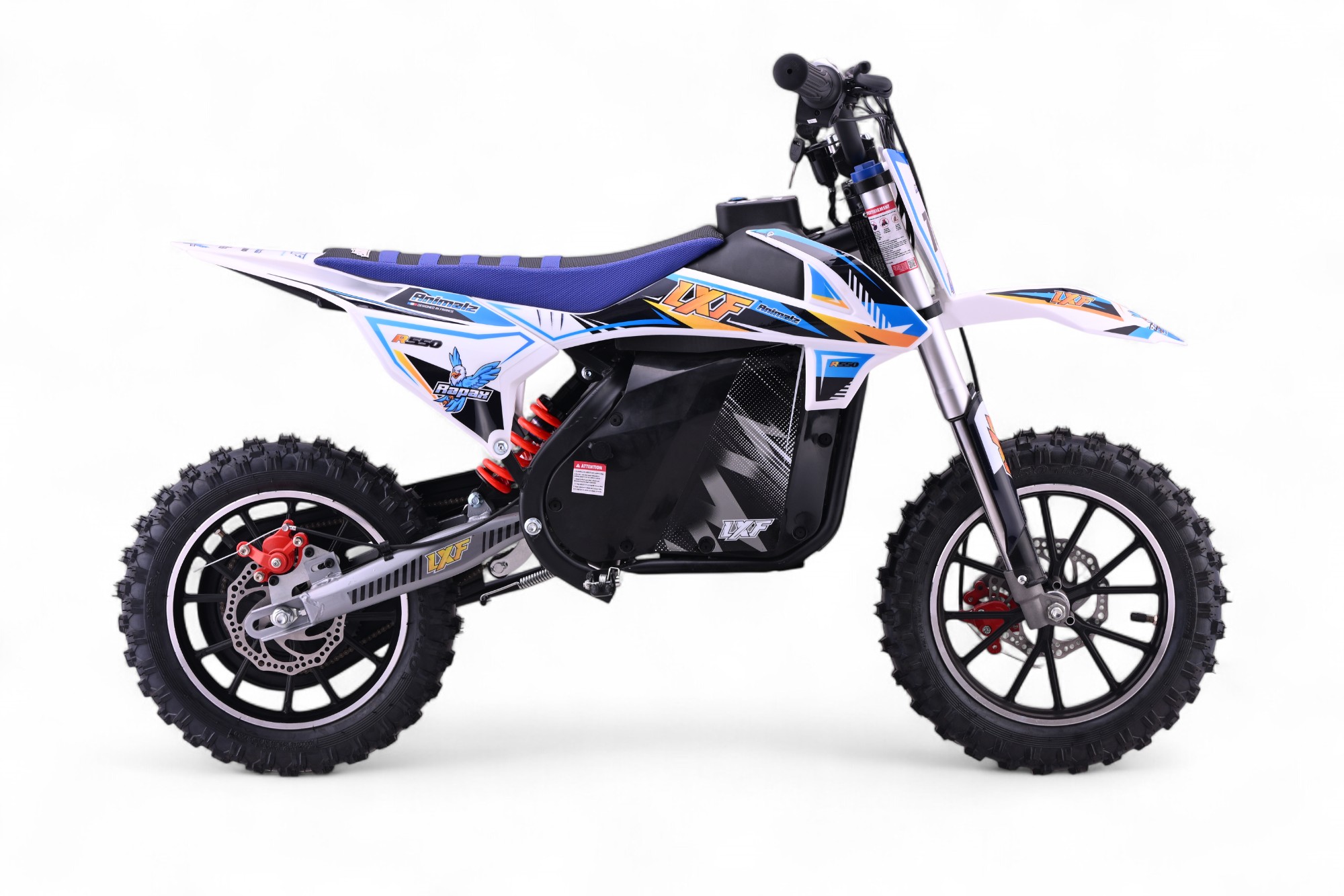 Pocket cross électrique enfant LXF Animalz 550w - bleu