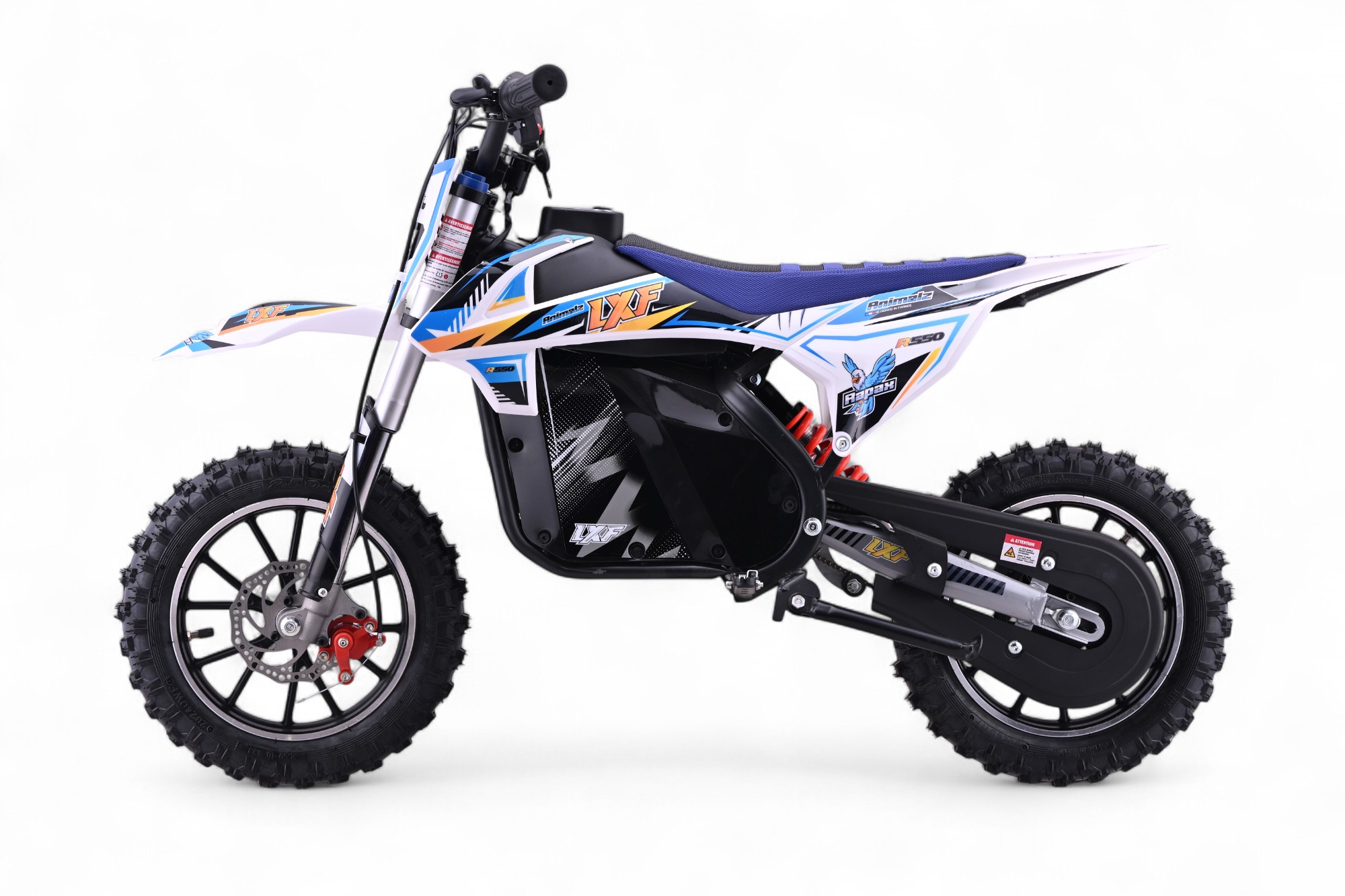 Pocket cross électrique enfant LXF Animalz 550w - bleu
