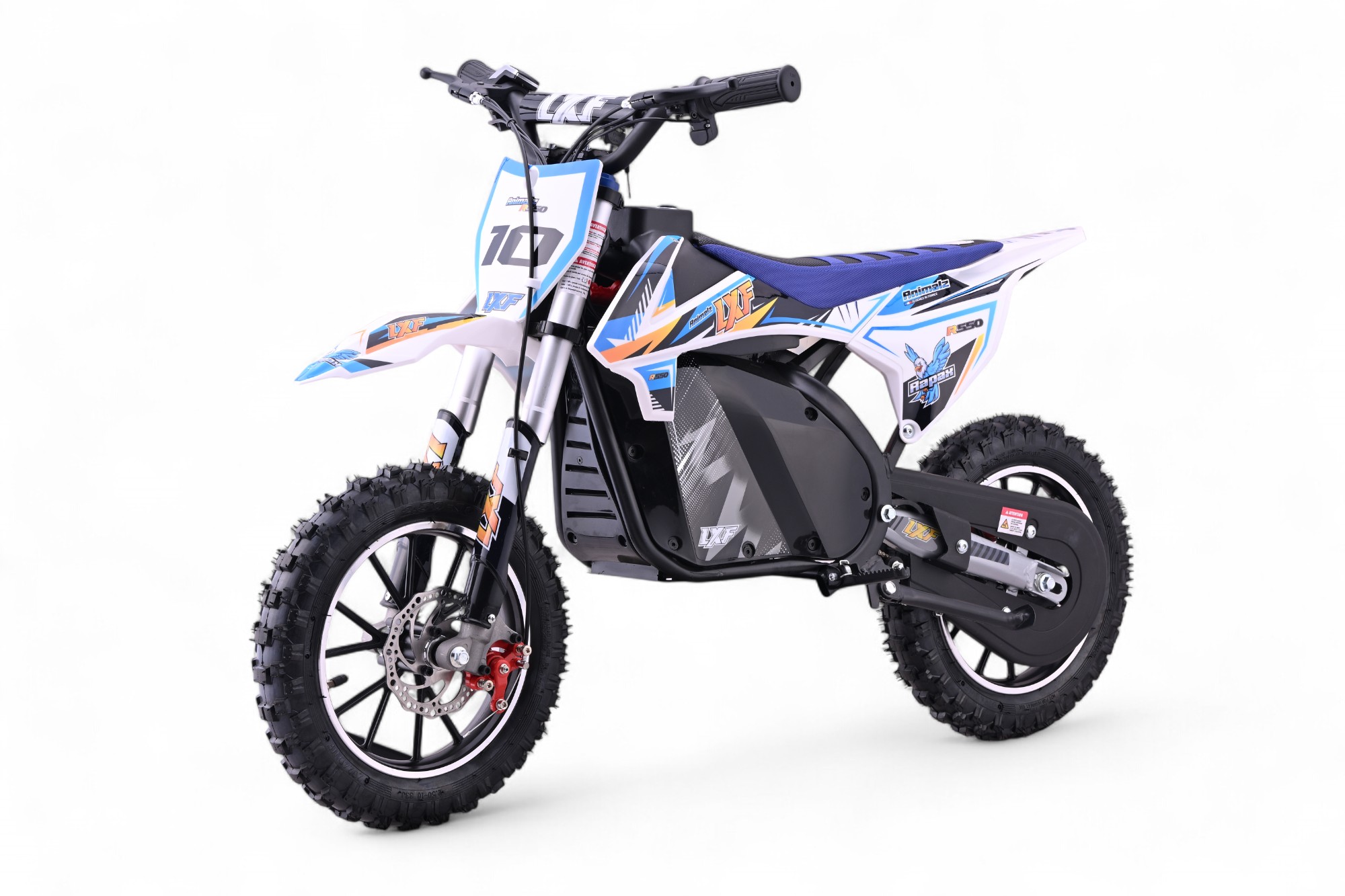 Pocket cross électrique enfant LXF Animalz 550w - bleu