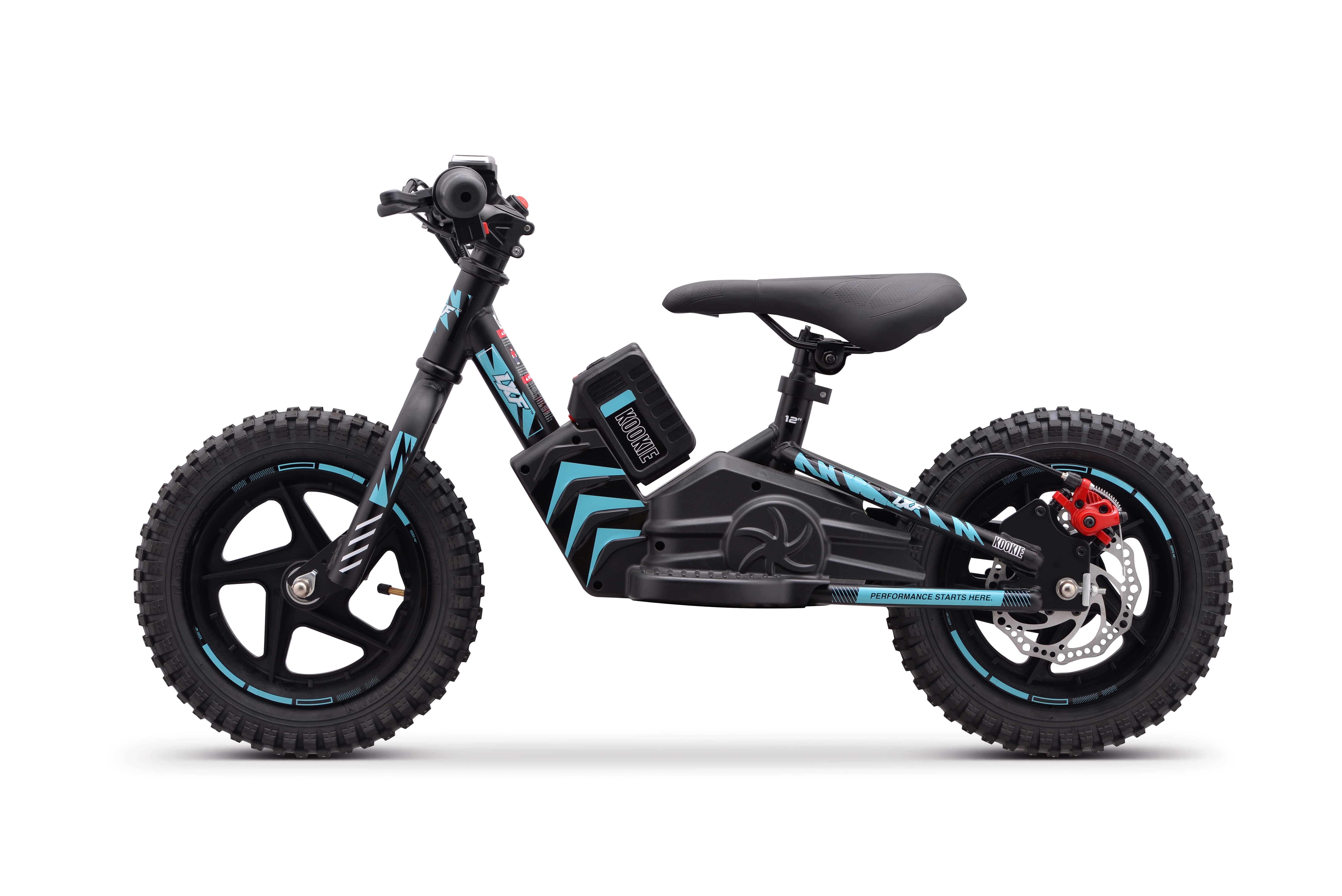 Draisienne électrique LXF Kookie 12" - Black edition - bleu lxf