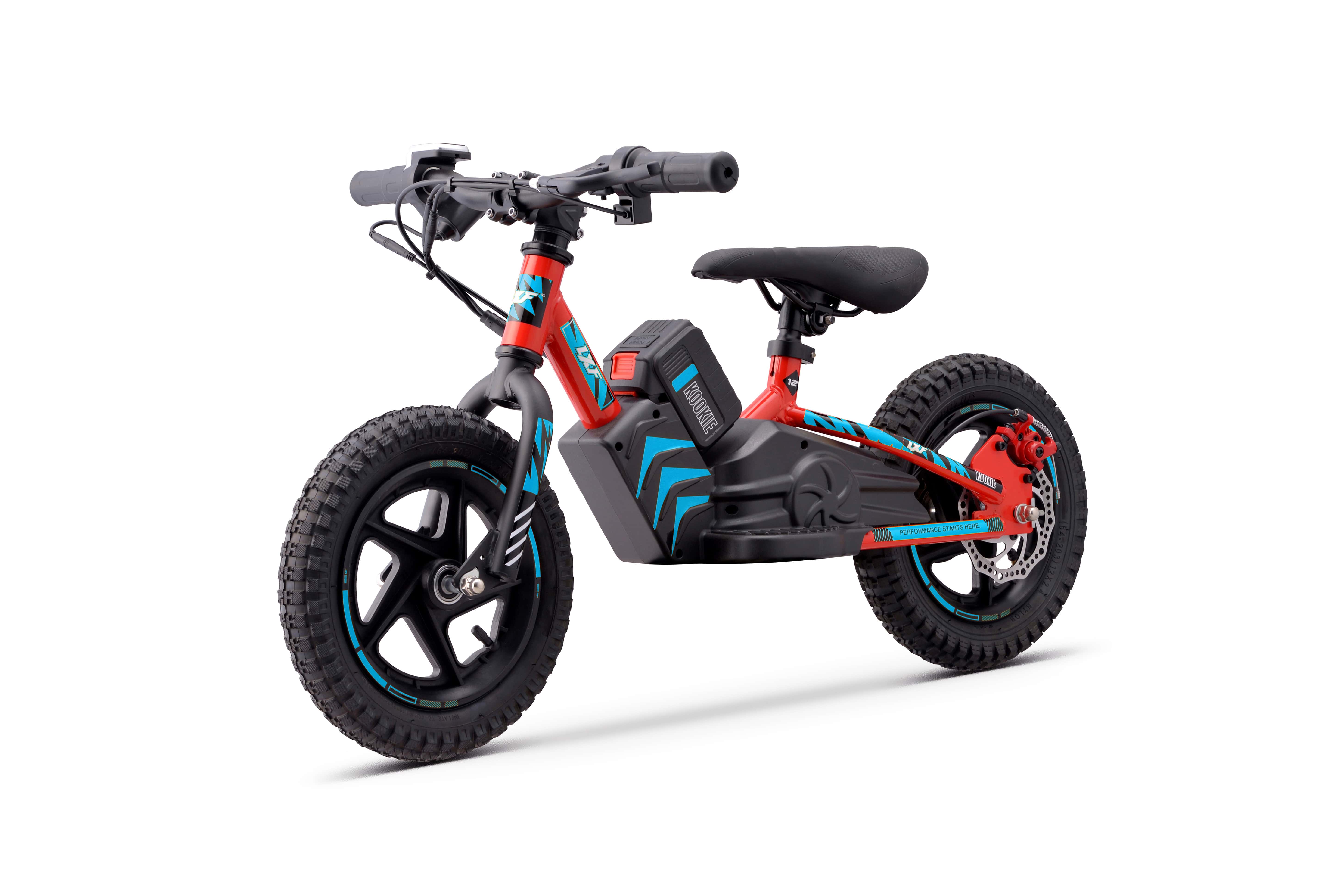Draisienne électrique LXF Kookie 12" - Lava edition - bleu