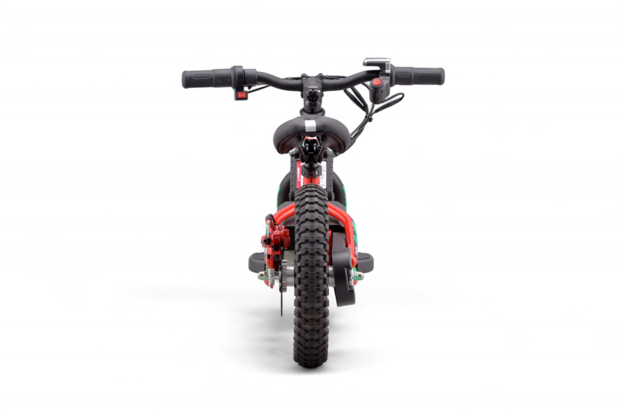 Draisienne électrique LXF Kookie 12" - Lava edition - vert