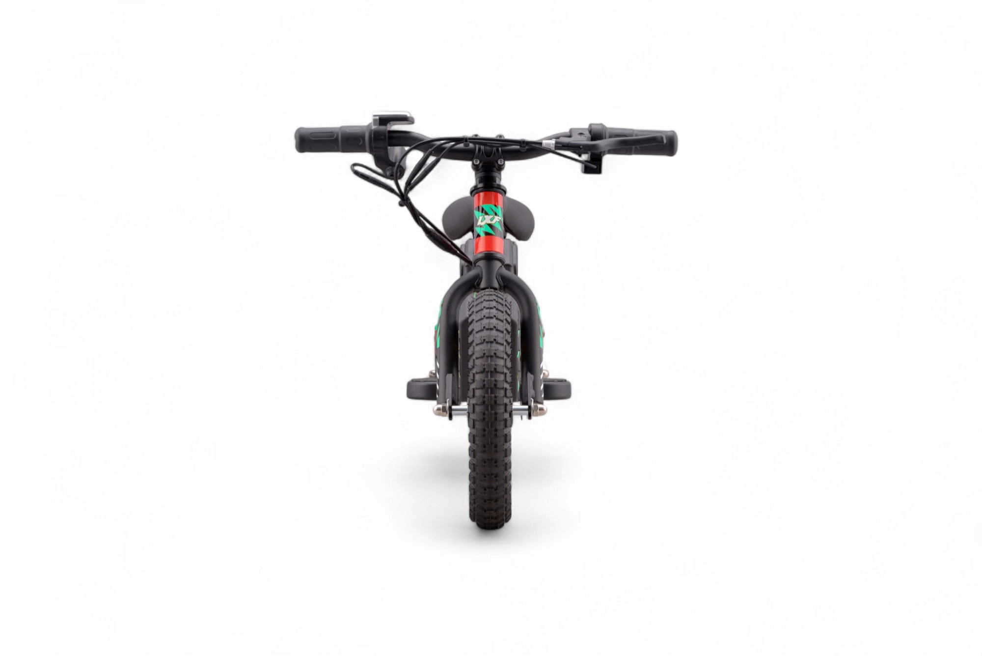 Draisienne électrique LXF Kookie 12" - Lava edition - vert