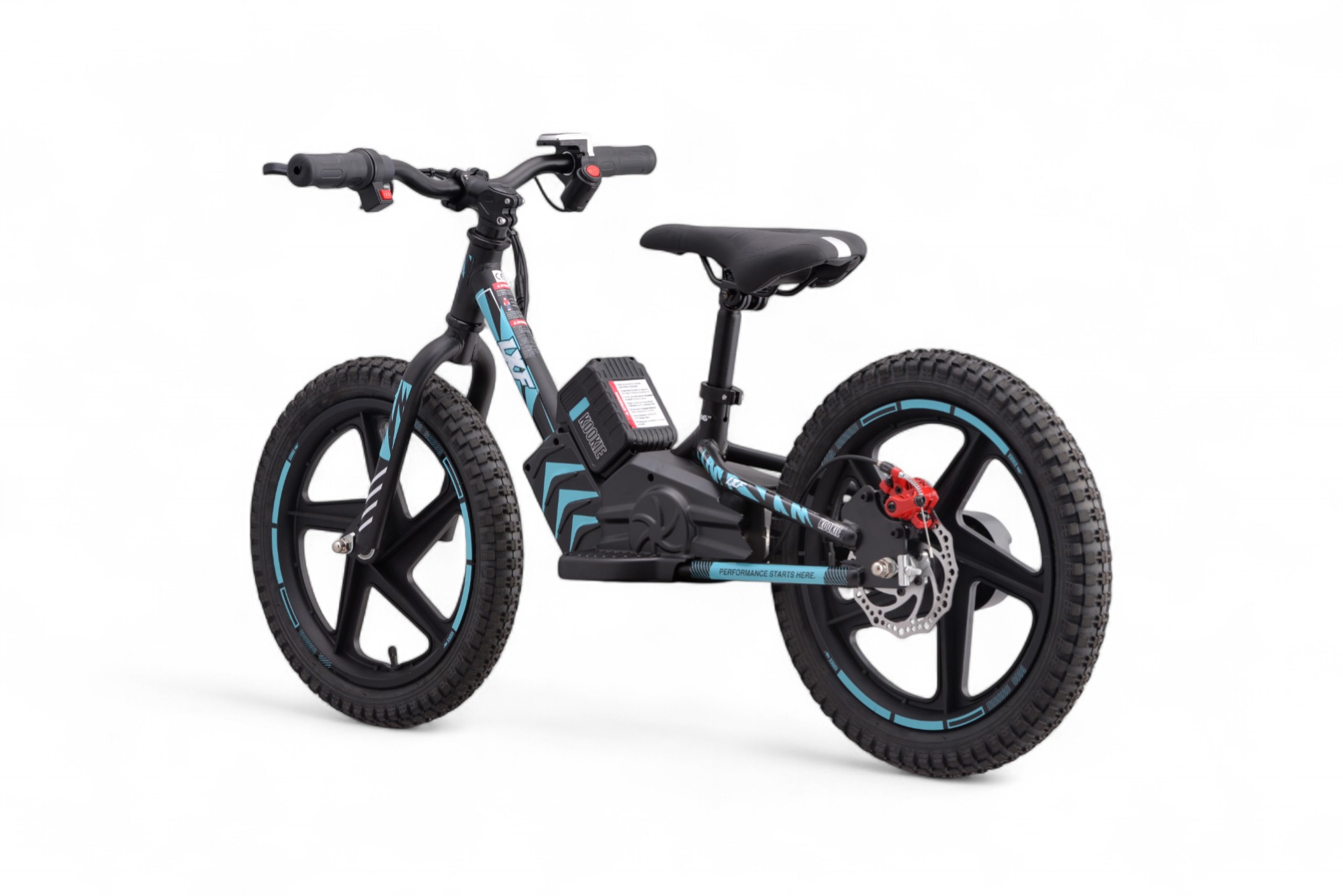 Draisienne électrique LXF Kookie 16" - black edition - bleu lxf