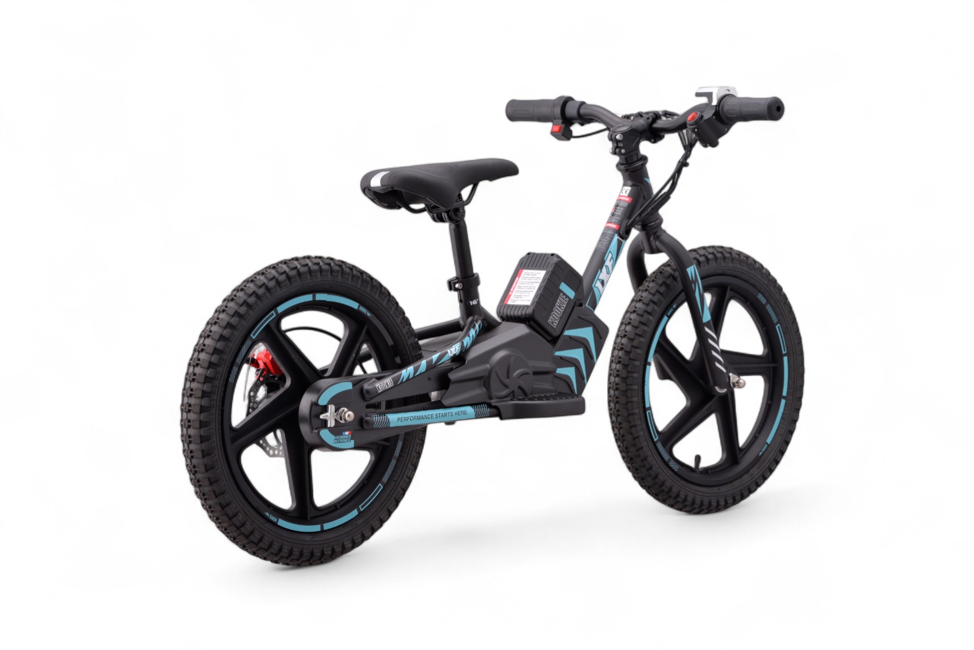 Draisienne électrique LXF Kookie 16" - black edition - bleu lxf