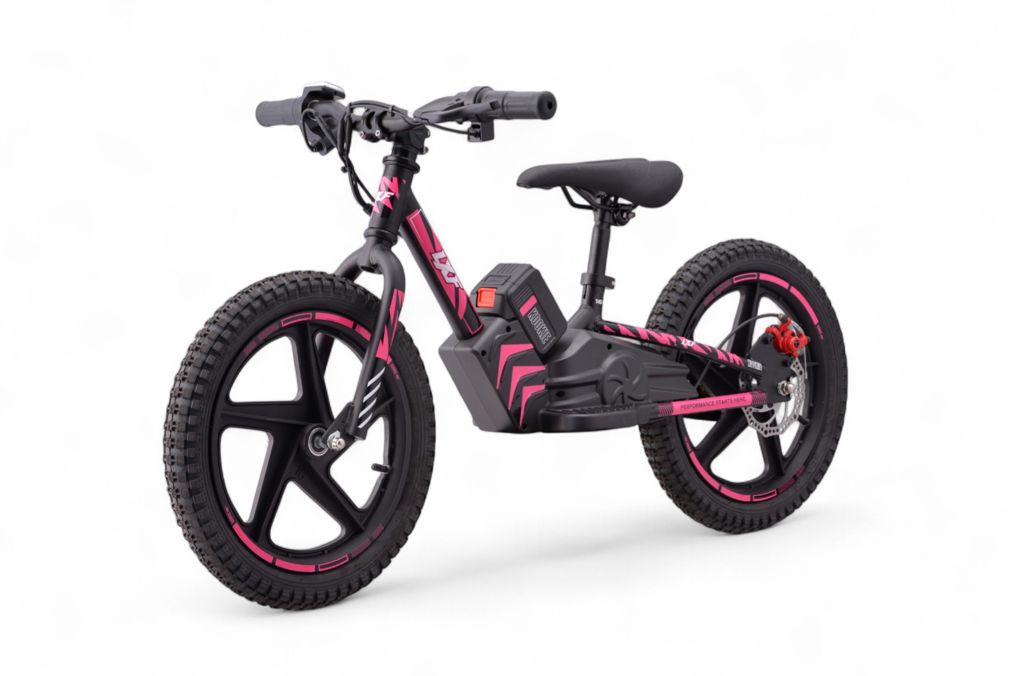 Draisienne électrique LXF Kookie 16" - black edition - rose