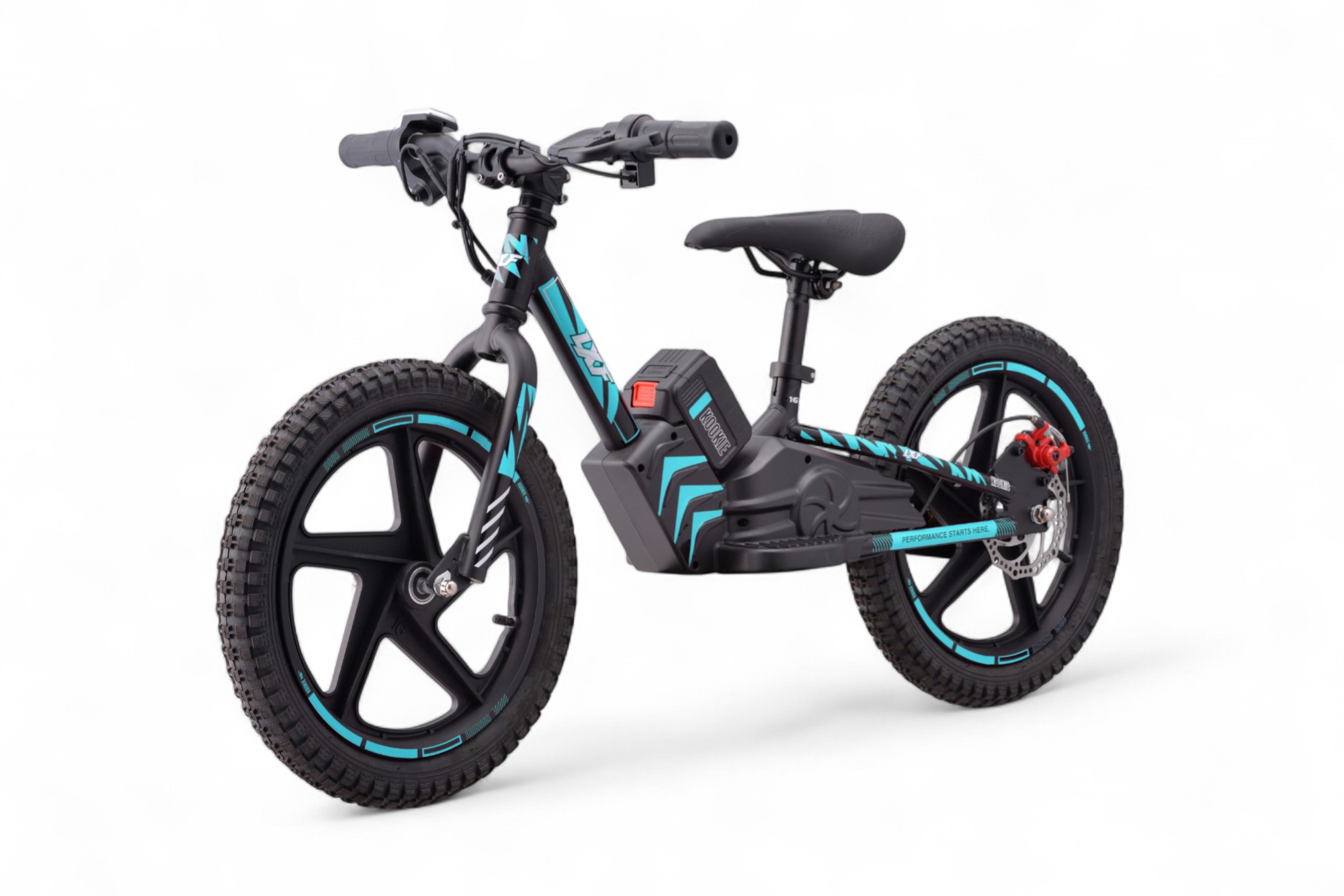 Draisienne électrique LXF Kookie 16" - black edition - bleu LXF
