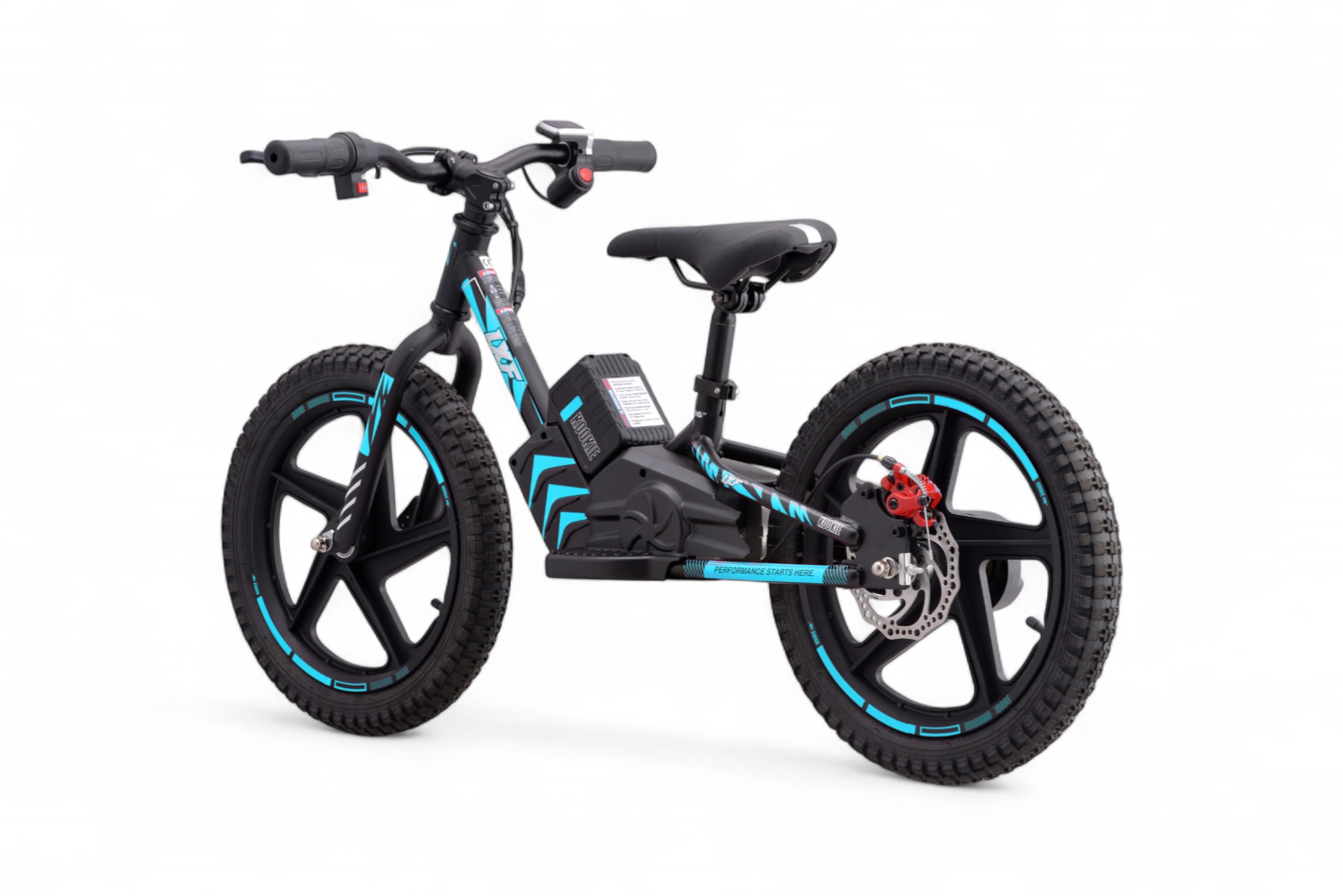 Draisienne électrique LXF Kookie 16" - black edition - bleu LXF