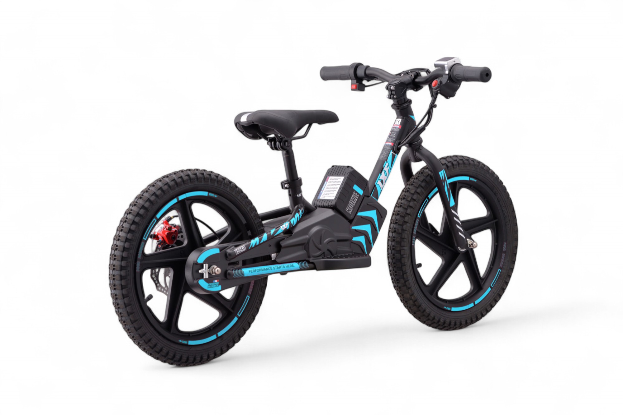 Draisienne électrique LXF Kookie 16" - black edition - bleu LXF