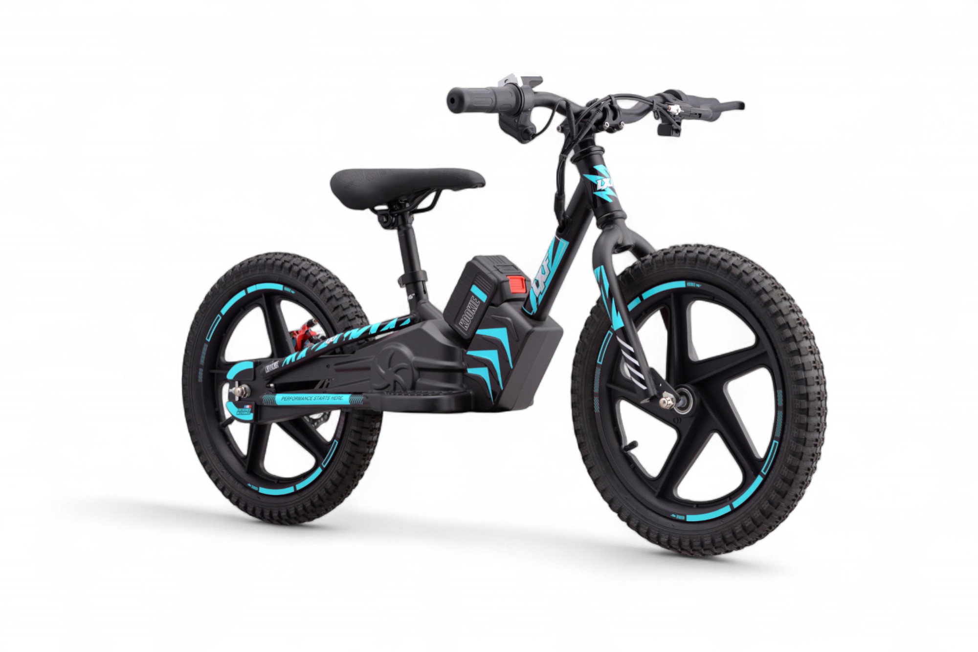 Draisienne électrique LXF Kookie 16" - black edition - bleu LXF