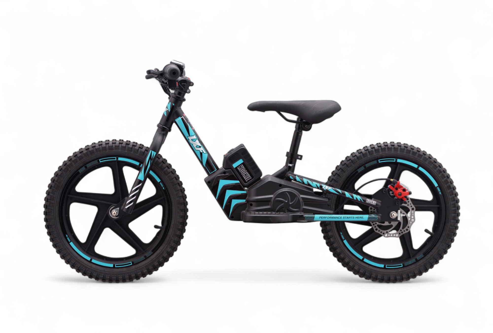 Draisienne électrique LXF Kookie 16" - black edition - bleu LXF