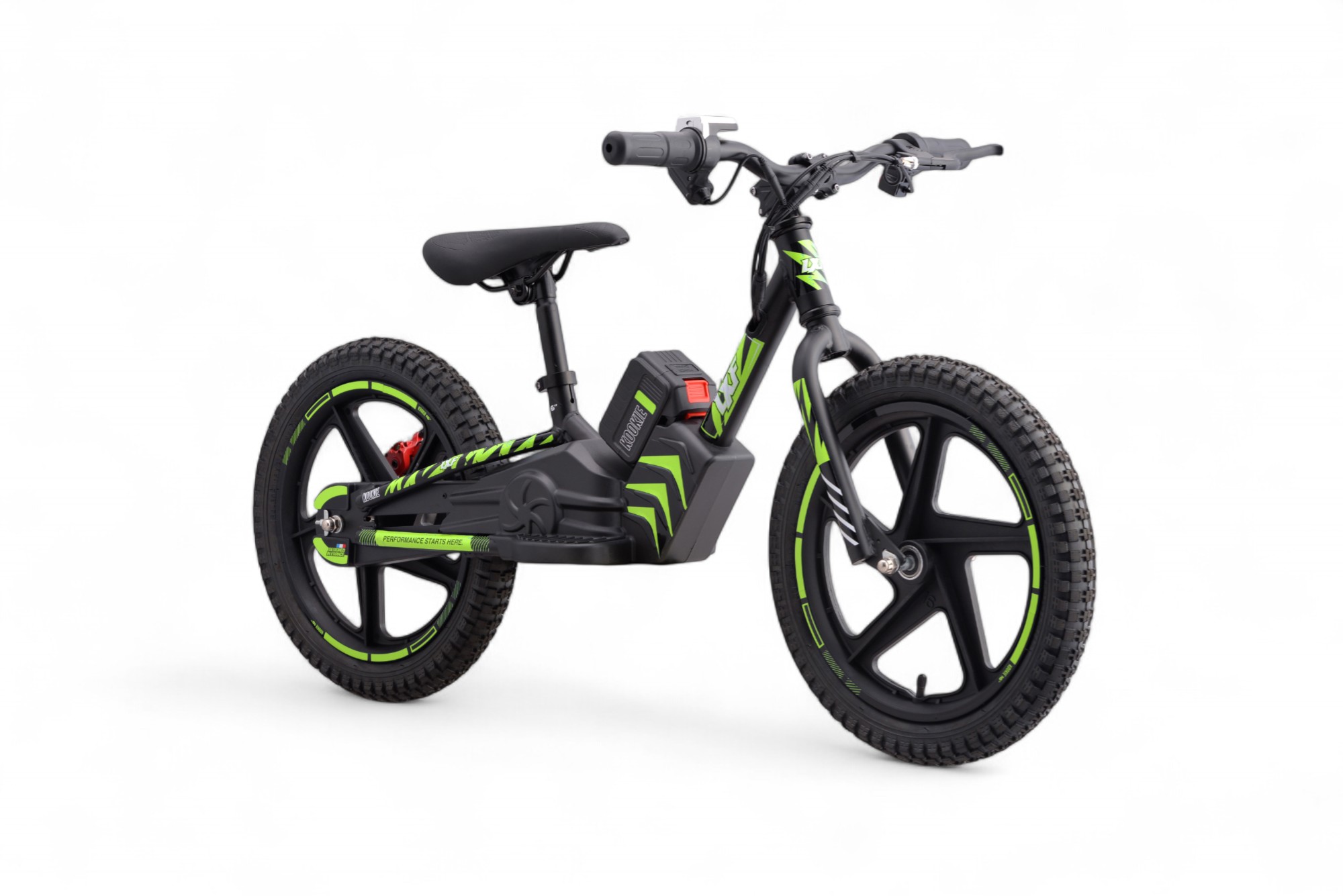 Draisienne électrique LXF Kookie 16" - black edition - vert