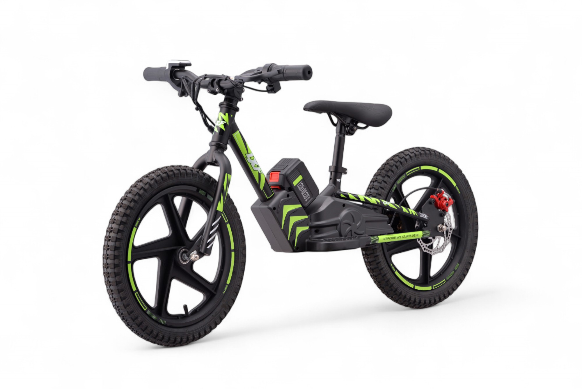 Draisienne électrique LXF Kookie 16" - black edition - vert