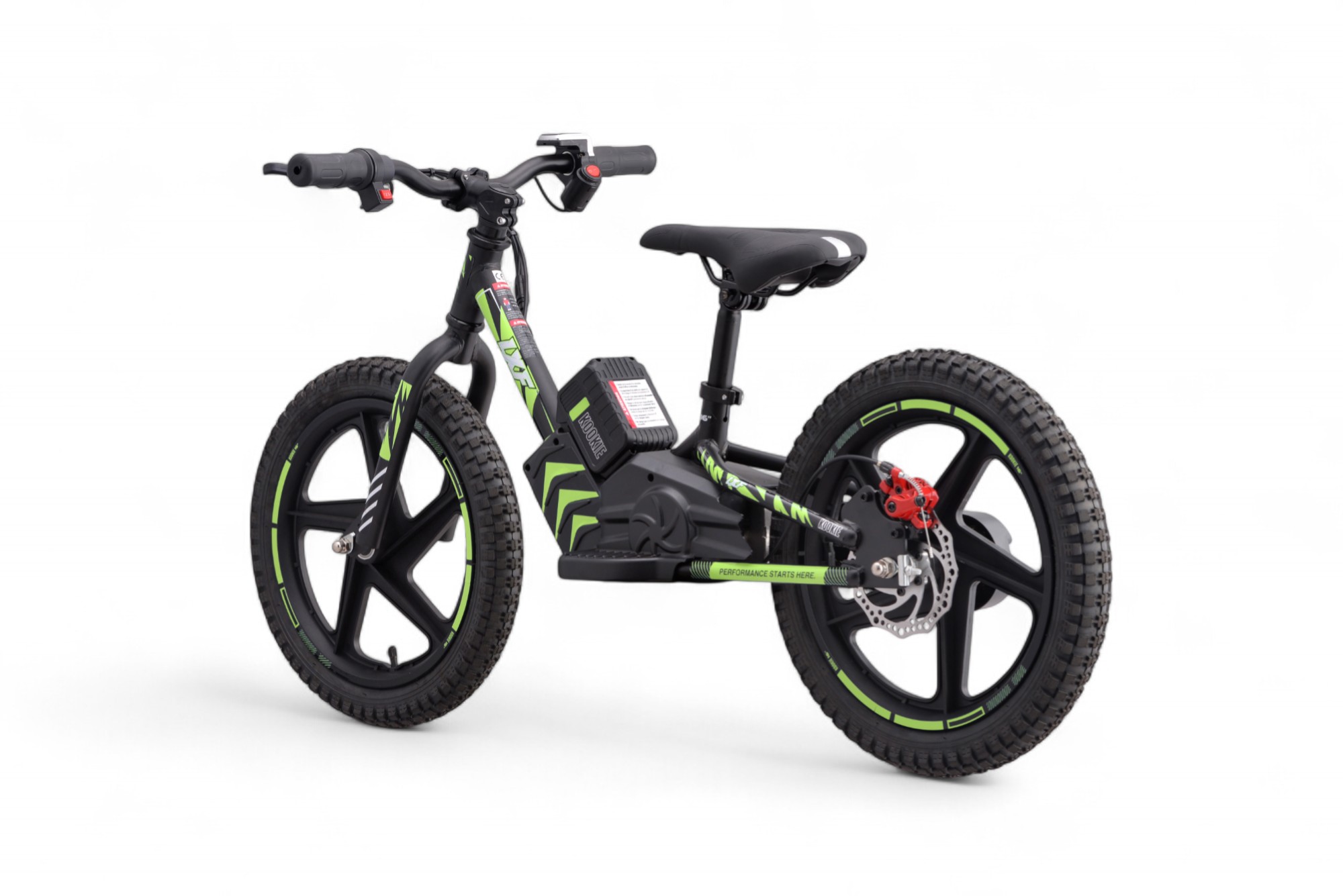 Draisienne électrique LXF Kookie 16" - black edition - vert