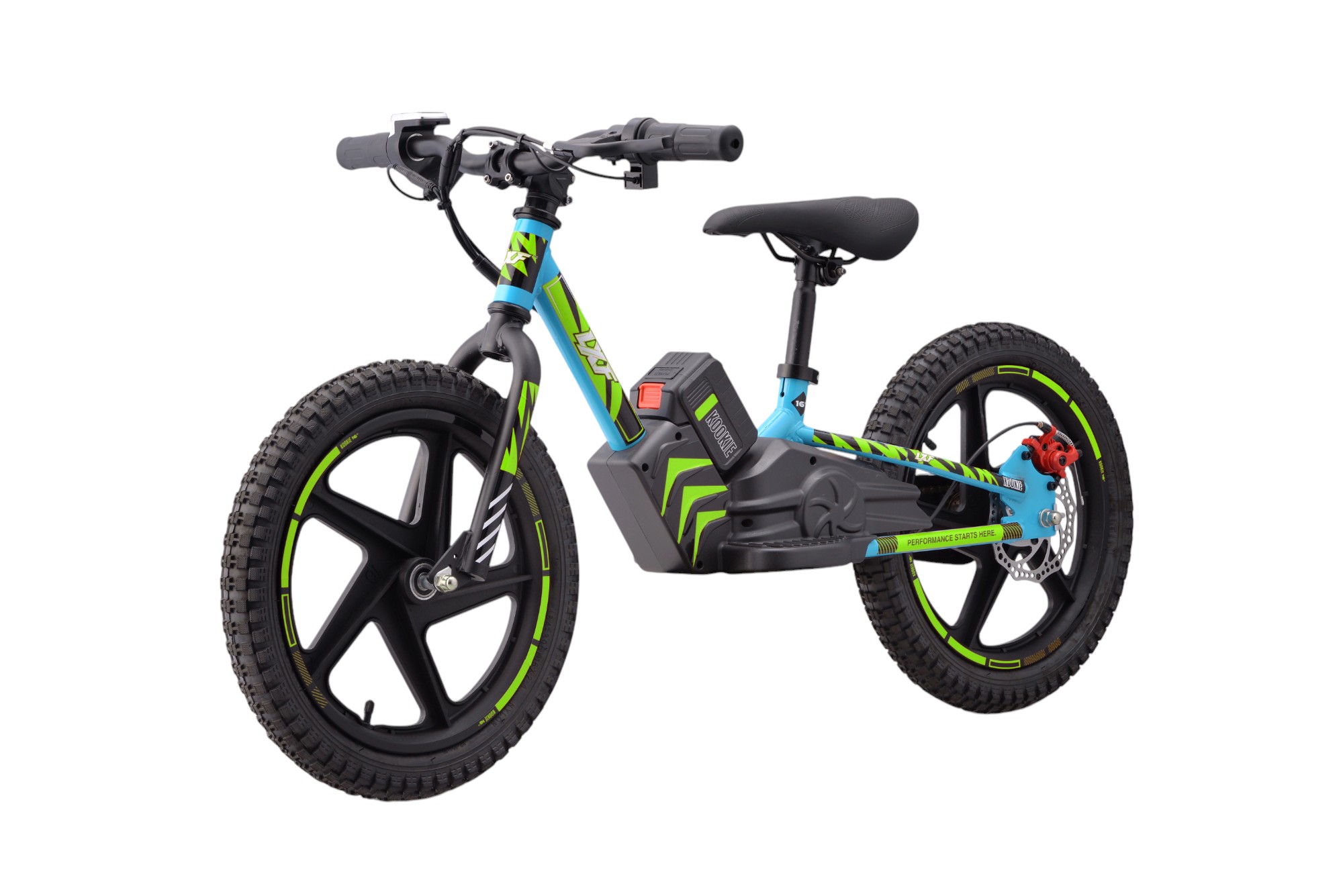 Draisienne électrique LXF Kookie 16" - black edition - bleu