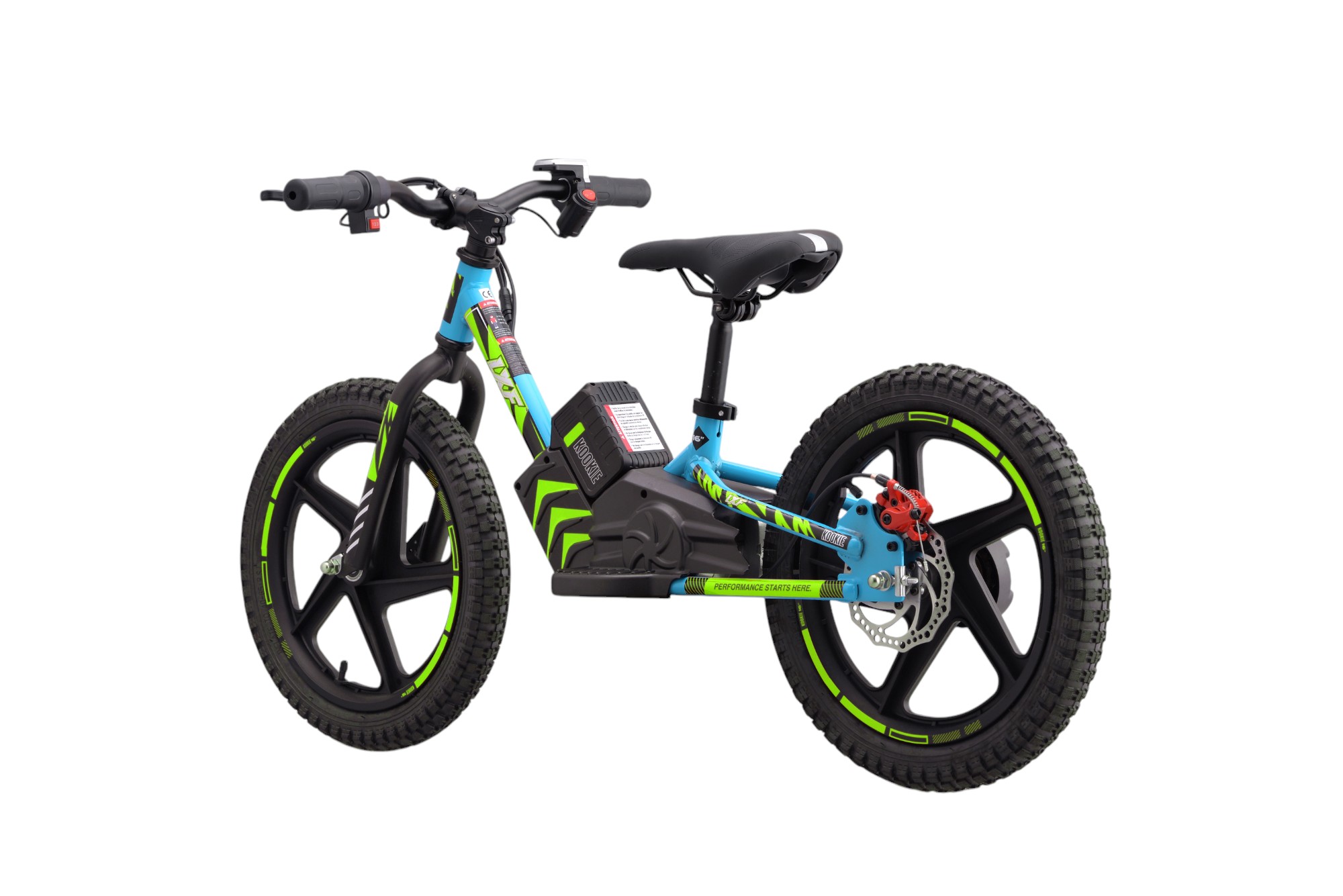 Draisienne électrique LXF Kookie 16" - black edition - bleu