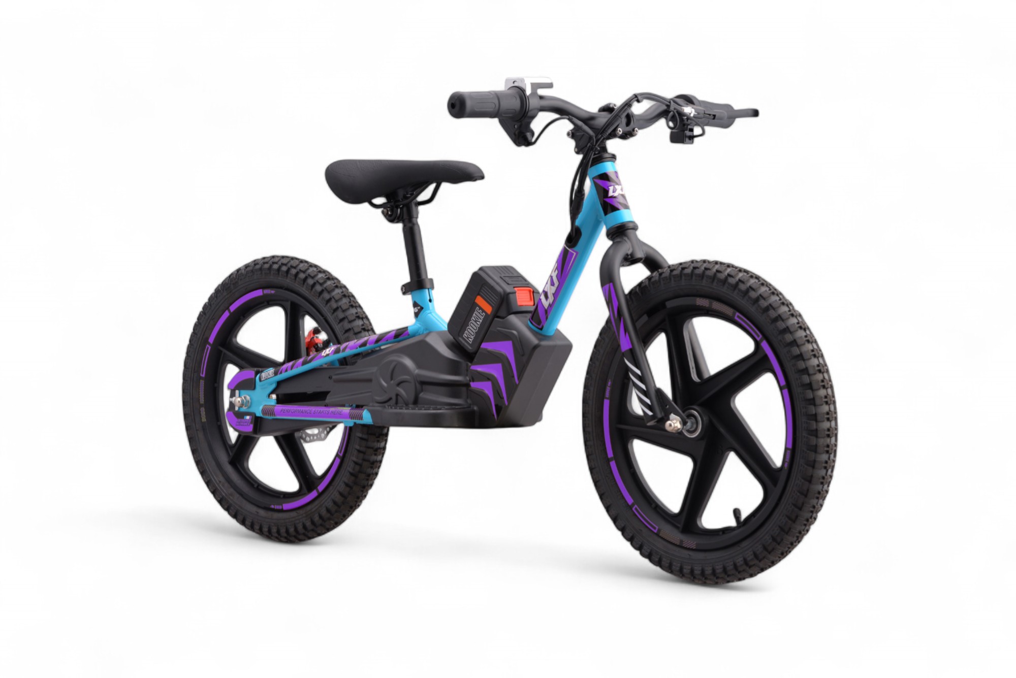 Draisienne électrique LXF Kookie 16" - azur edition - violet