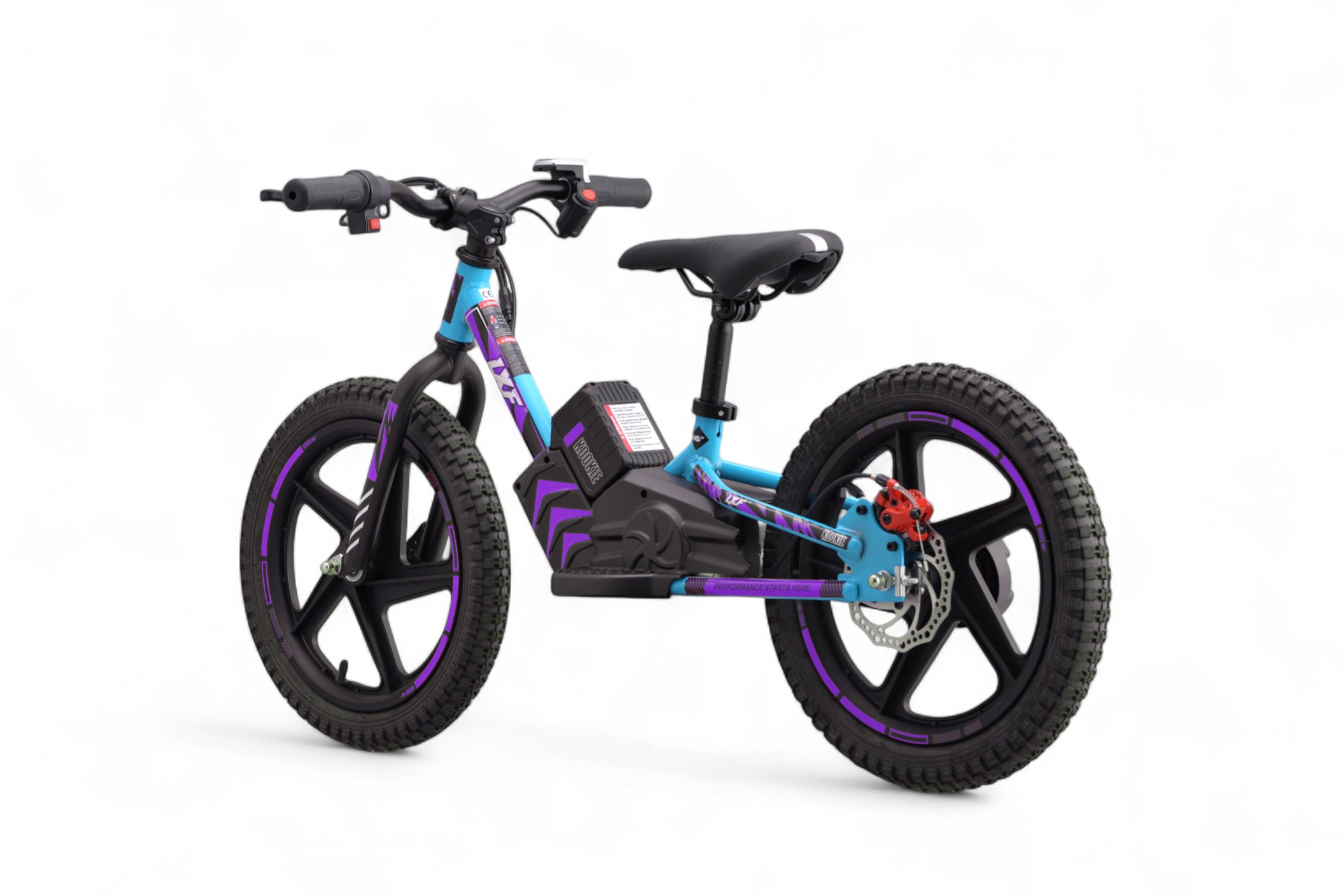 Draisienne électrique LXF Kookie 16" - azur edition - violet