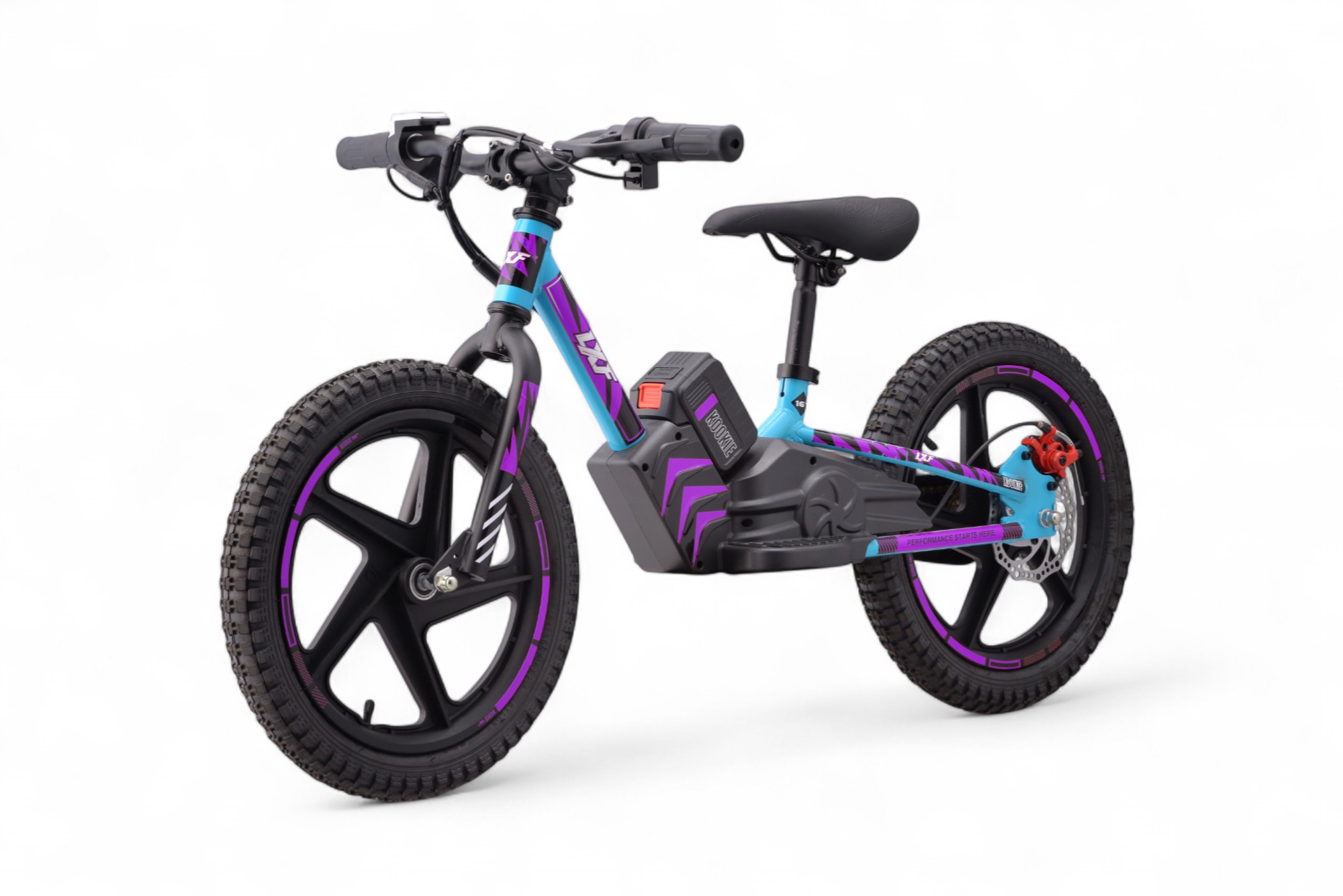Draisienne électrique LXF Kookie 16" - azur edition - violet