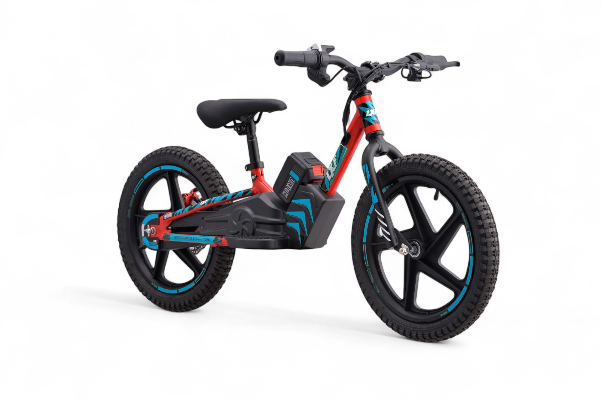 Draisienne électrique LXF Kookie 16" - lava edition - bleu