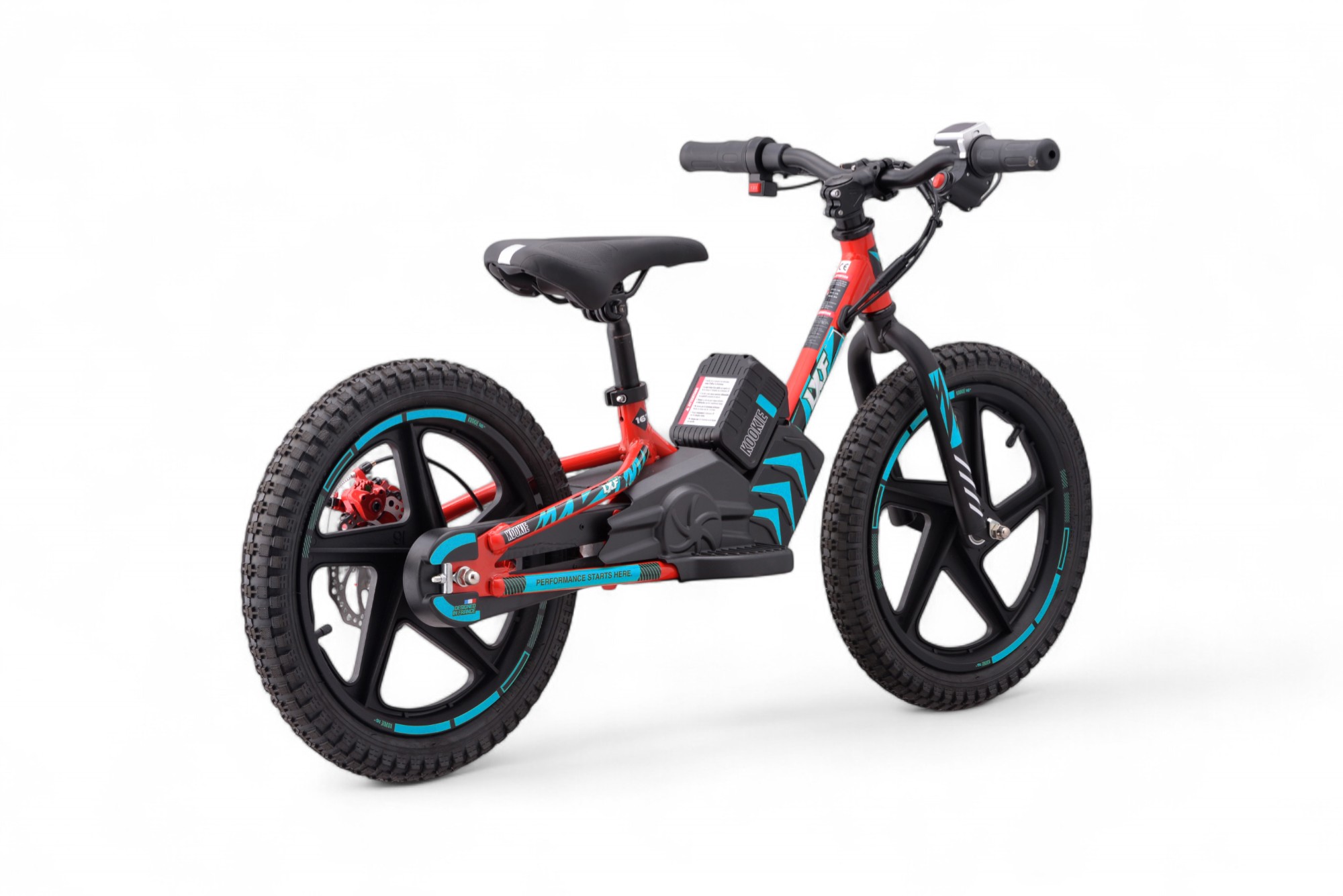 Draisienne électrique LXF Kookie 16" - lava edition - bleu