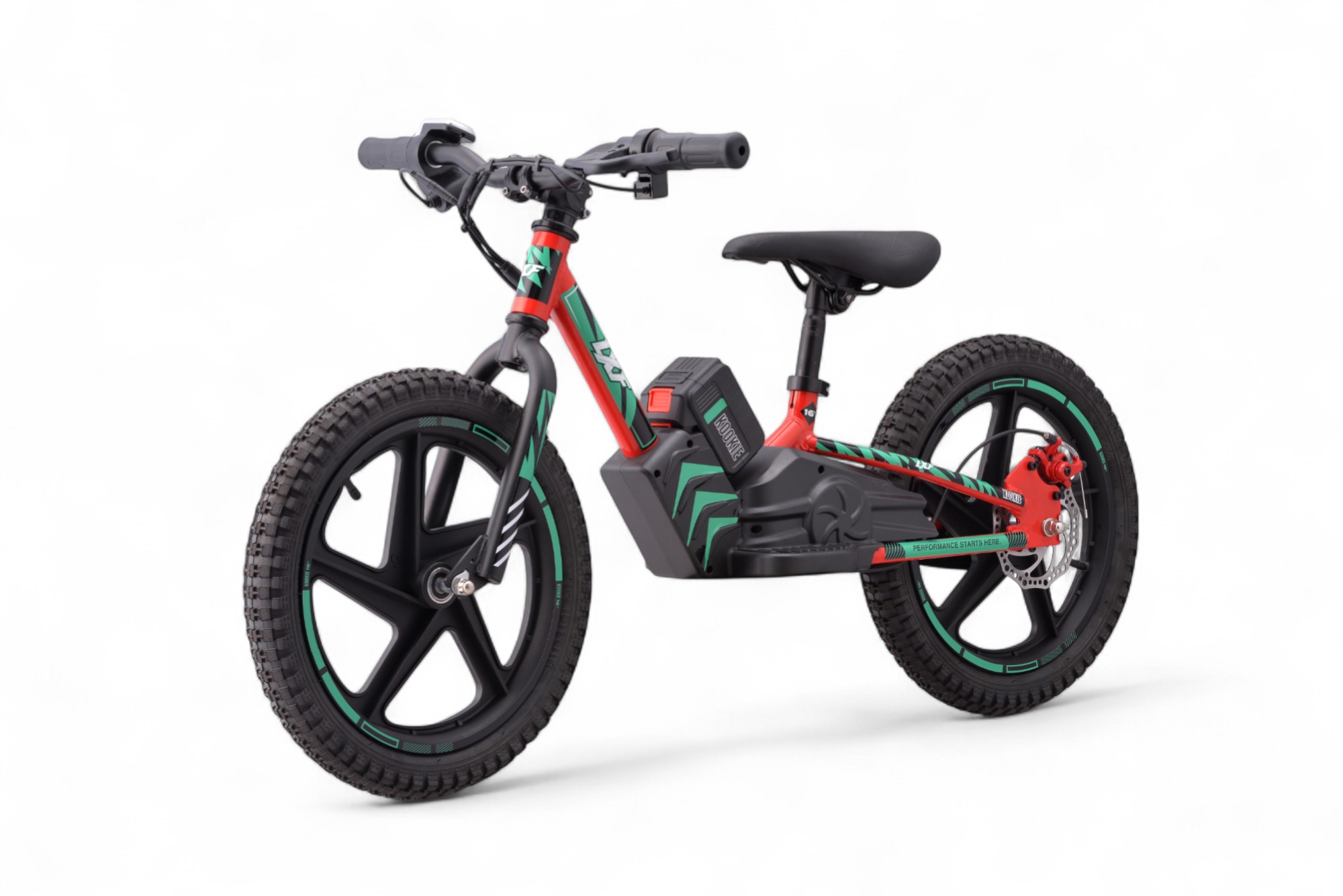 Draisienne électrique LXF Kookie 16" - lava edition - vert