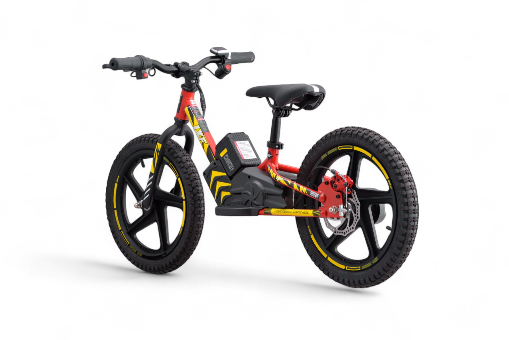 Draisienne électrique LXF Kookie 16" - lava edition - jaune