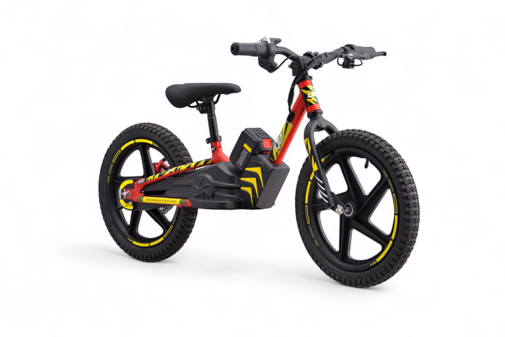 Draisienne électrique LXF Kookie 16" - lava edition - jaune