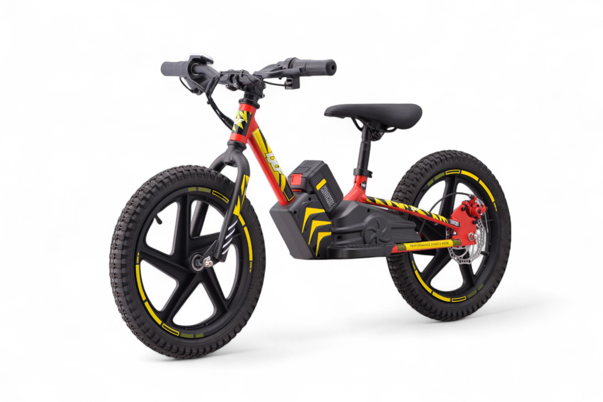 Draisienne électrique LXF Kookie 16" - lava edition - jaune