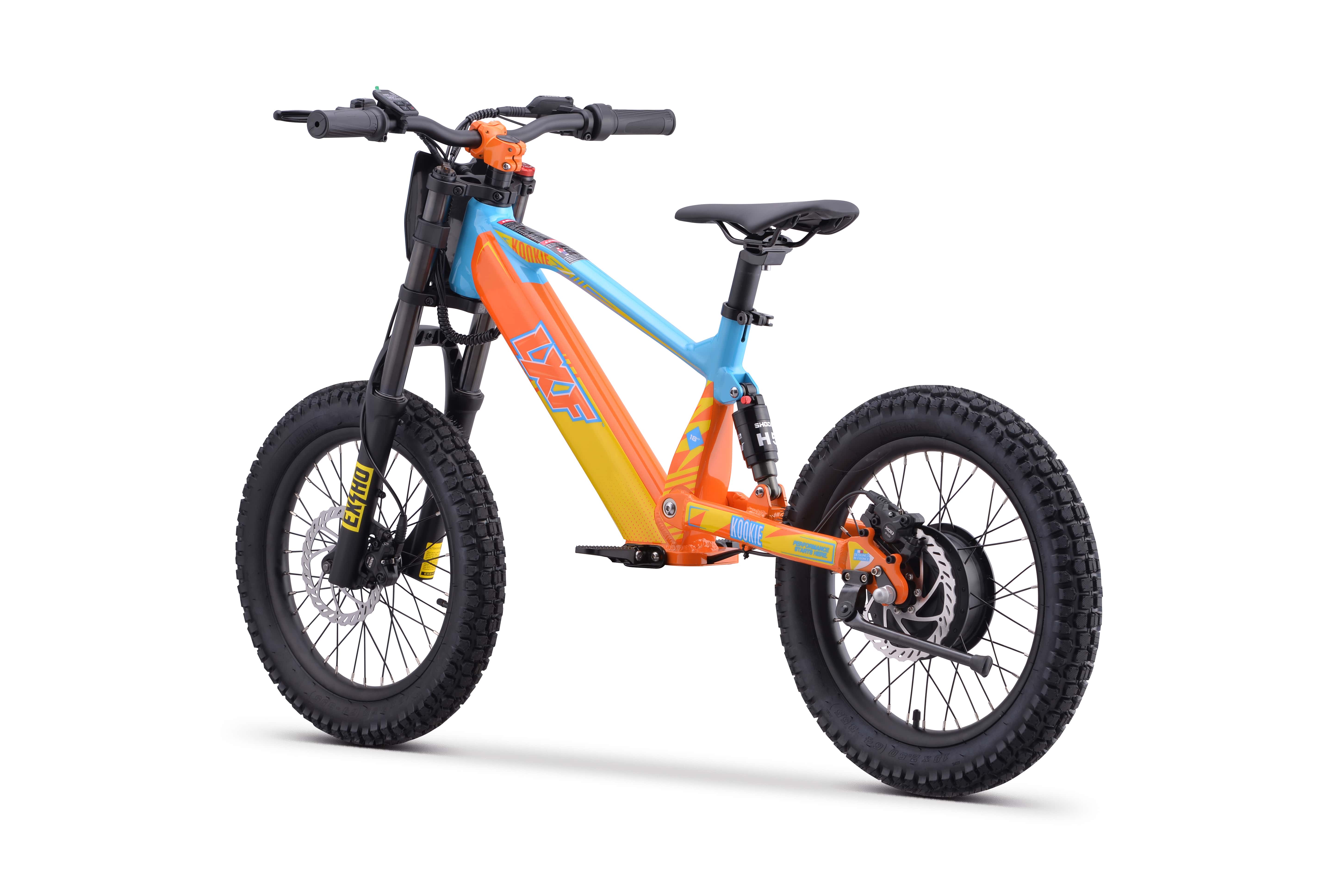 Draisienne électrique LXF Kookie 18" Pure - jaune