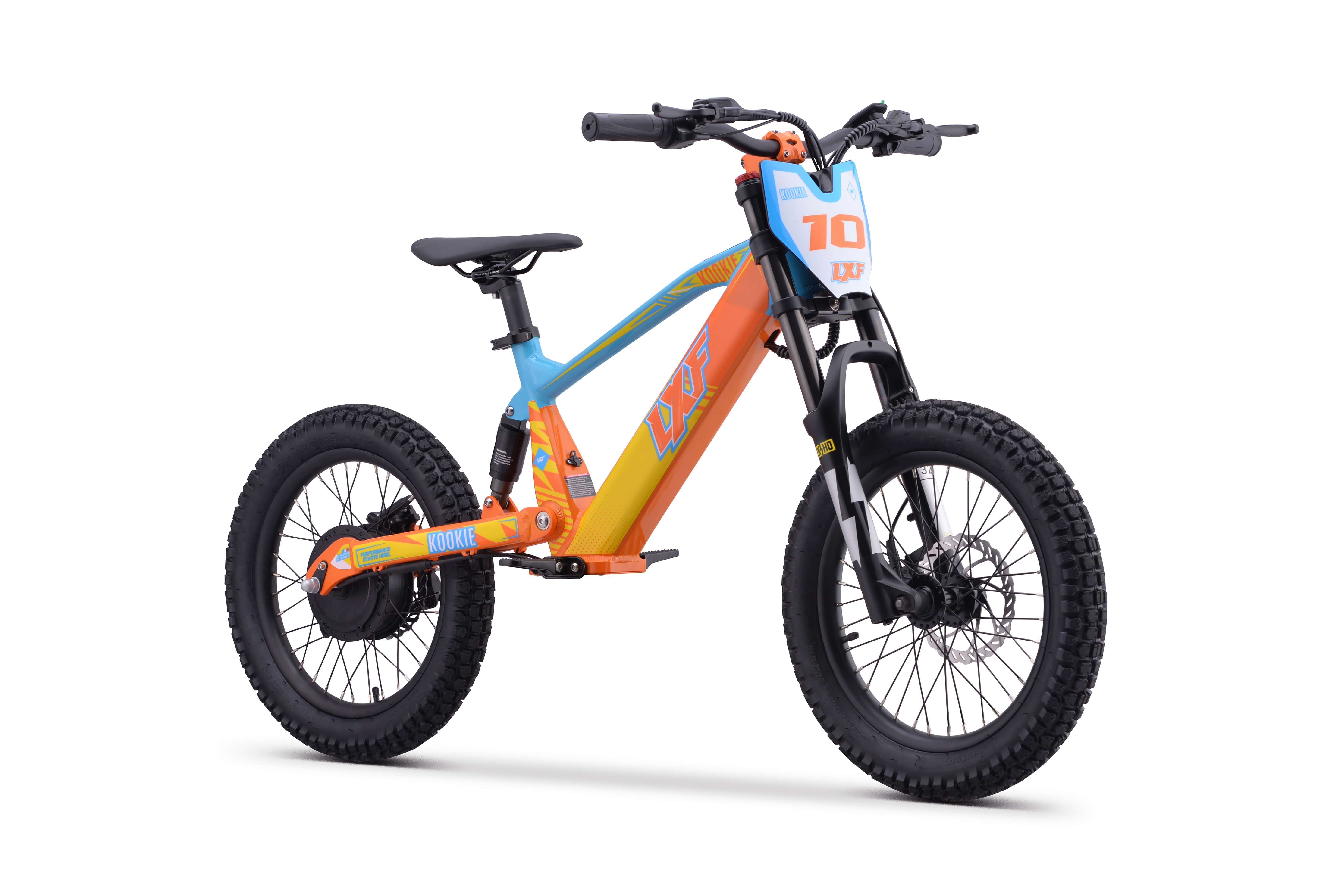 Draisienne électrique LXF Kookie 18" Pure - jaune
