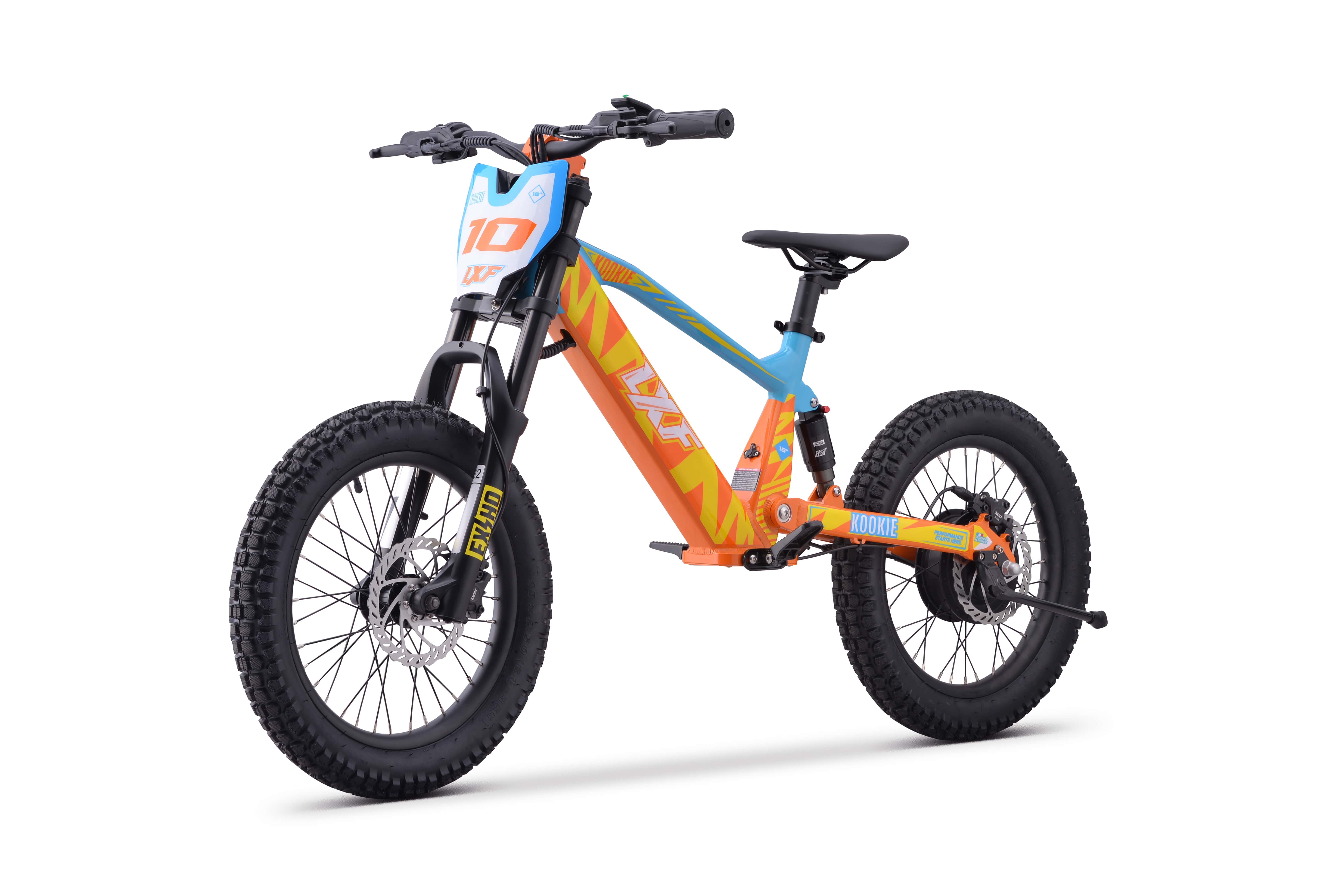 Draisienne électrique LXF Kookie 18" Apex - jaune