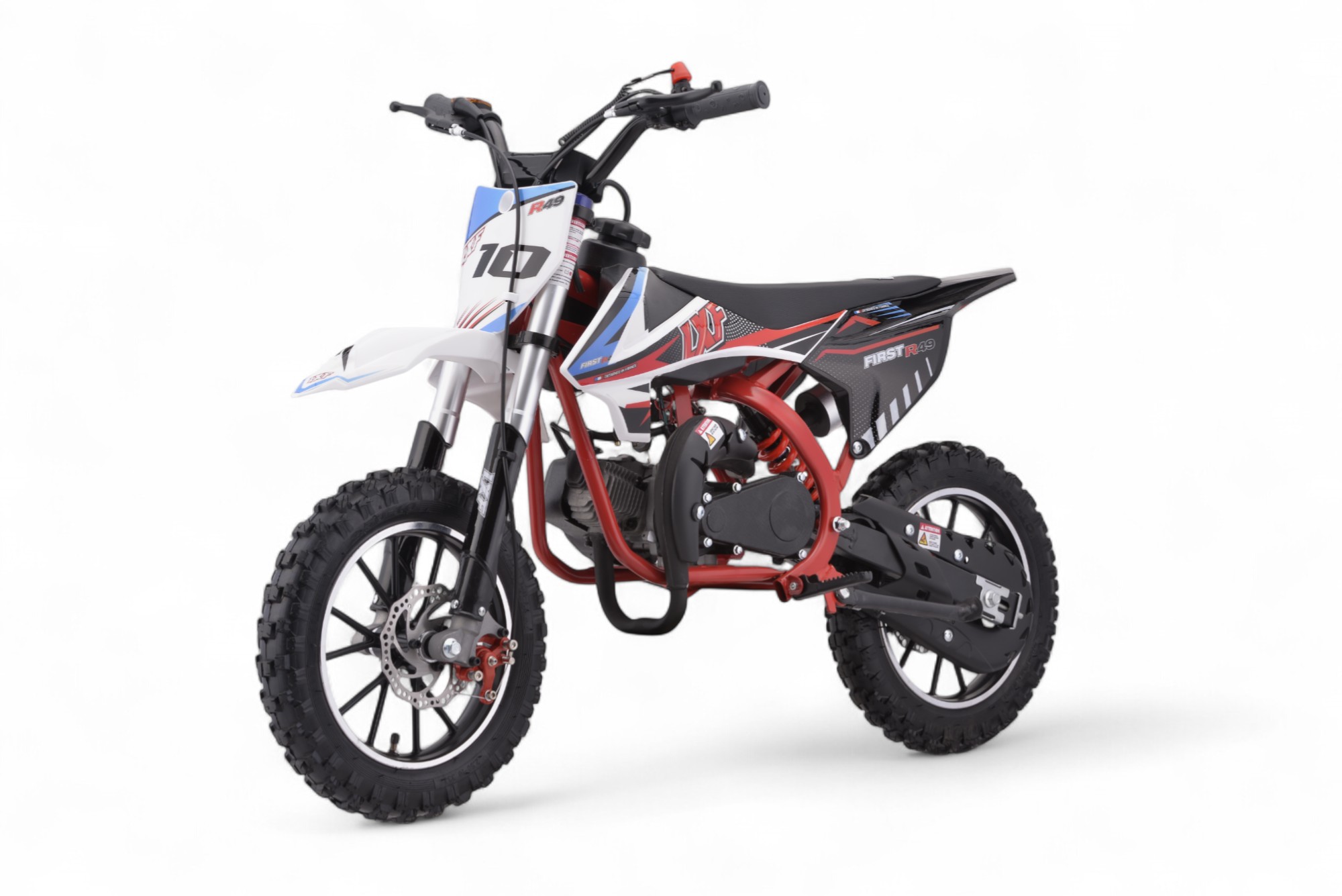Pocket bike / cross thermique enfant 49cc 2T - rouge