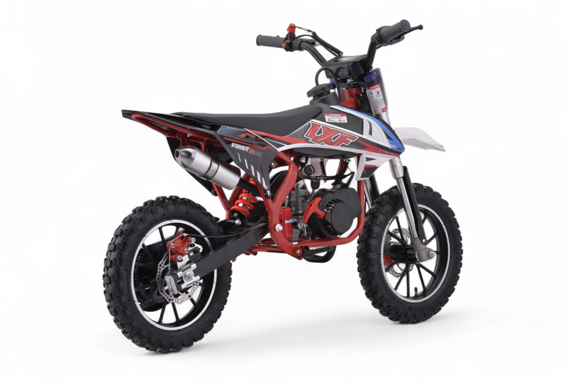 Pocket bike / cross thermique enfant 49cc 2T - rouge